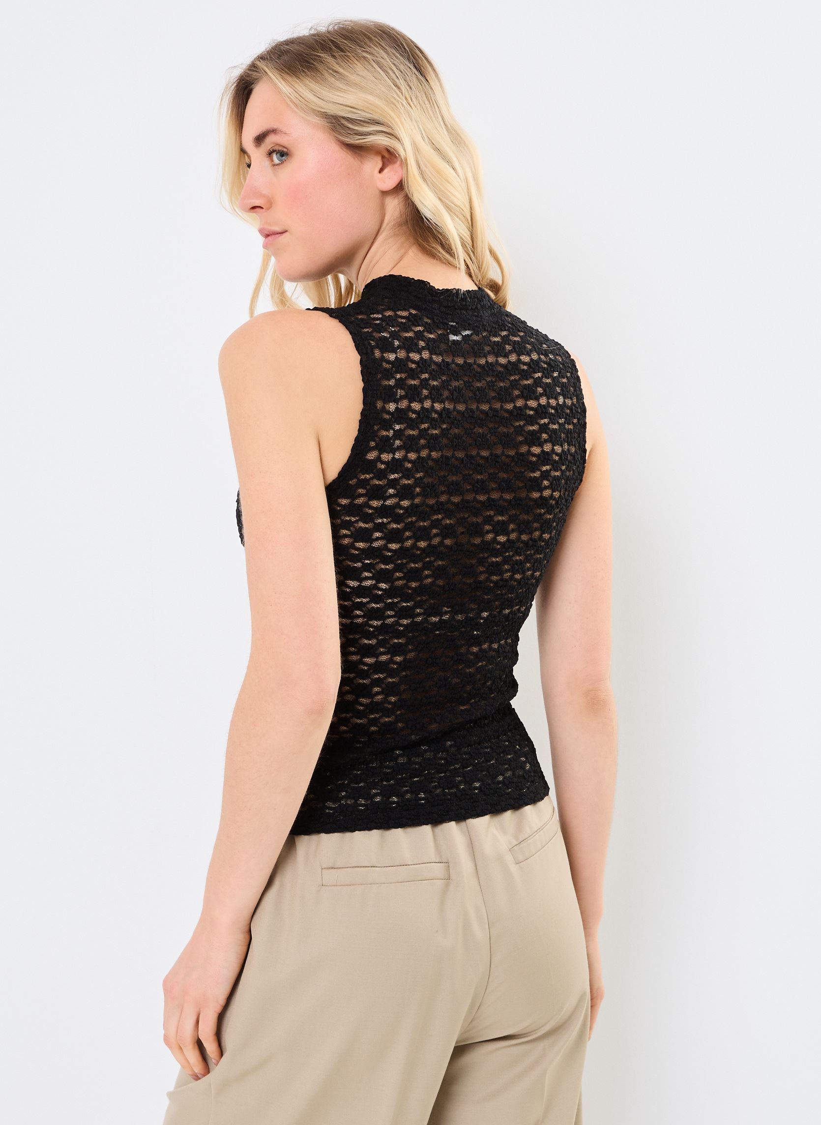Camisetas sin mangas Petite mujer negro Grace & Mila Camisetas sin mangas Petite mujer negro Noir