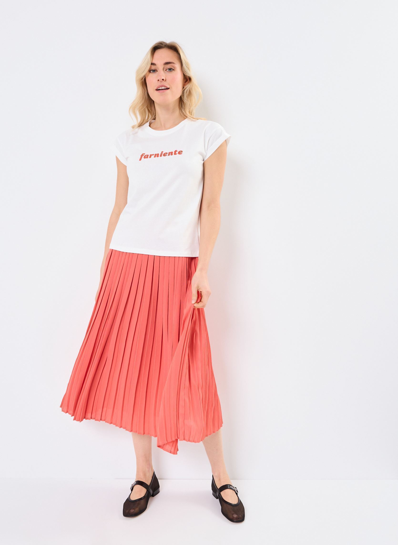 Kurzarm-T-Shirts Pomelo damen orange Grace & Mila Kurzarm-T-Shirts Pomelo damen orange Orange