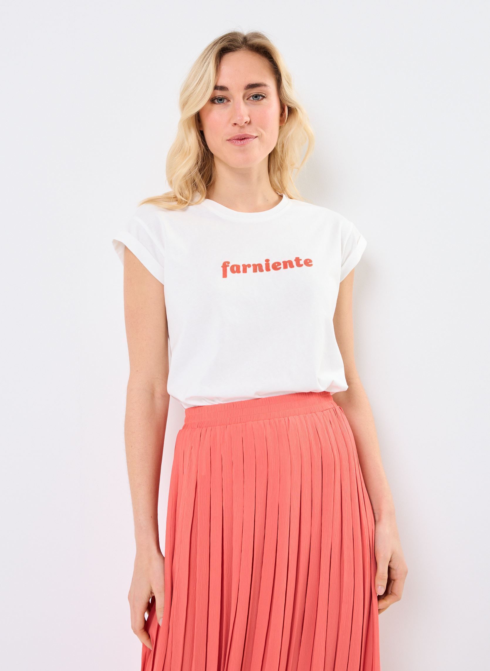 Kurzarm-T-Shirts Pomelo damen orange Grace & Mila Kurzarm-T-Shirts Pomelo damen orange Orange