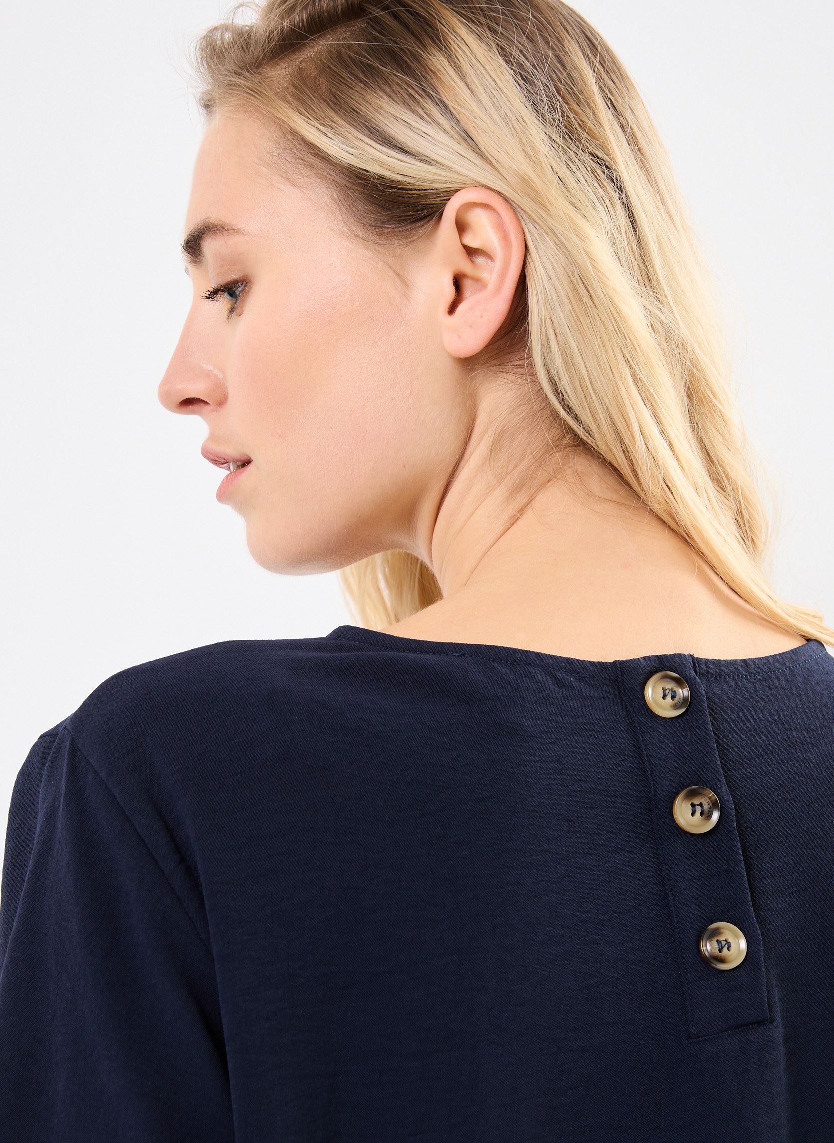 Tee-shirts manches courtes Paprika femme bleu Grace & Mila Tee-shirts manches courtes Paprika femme bleu Marine