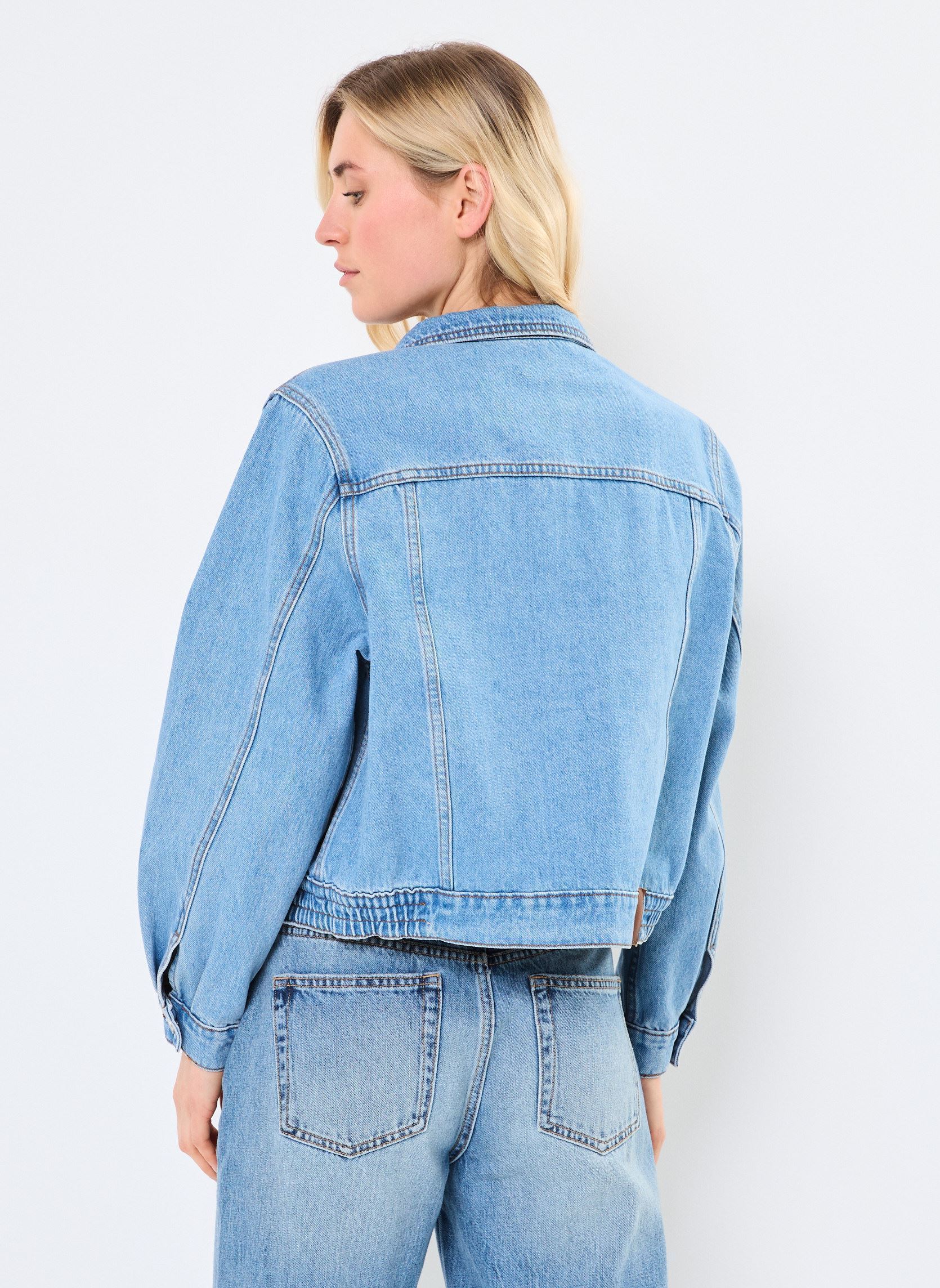 Vestes en jean Primrose femme bleu Grace & Mila Vestes en jean Primrose femme bleu Light blue