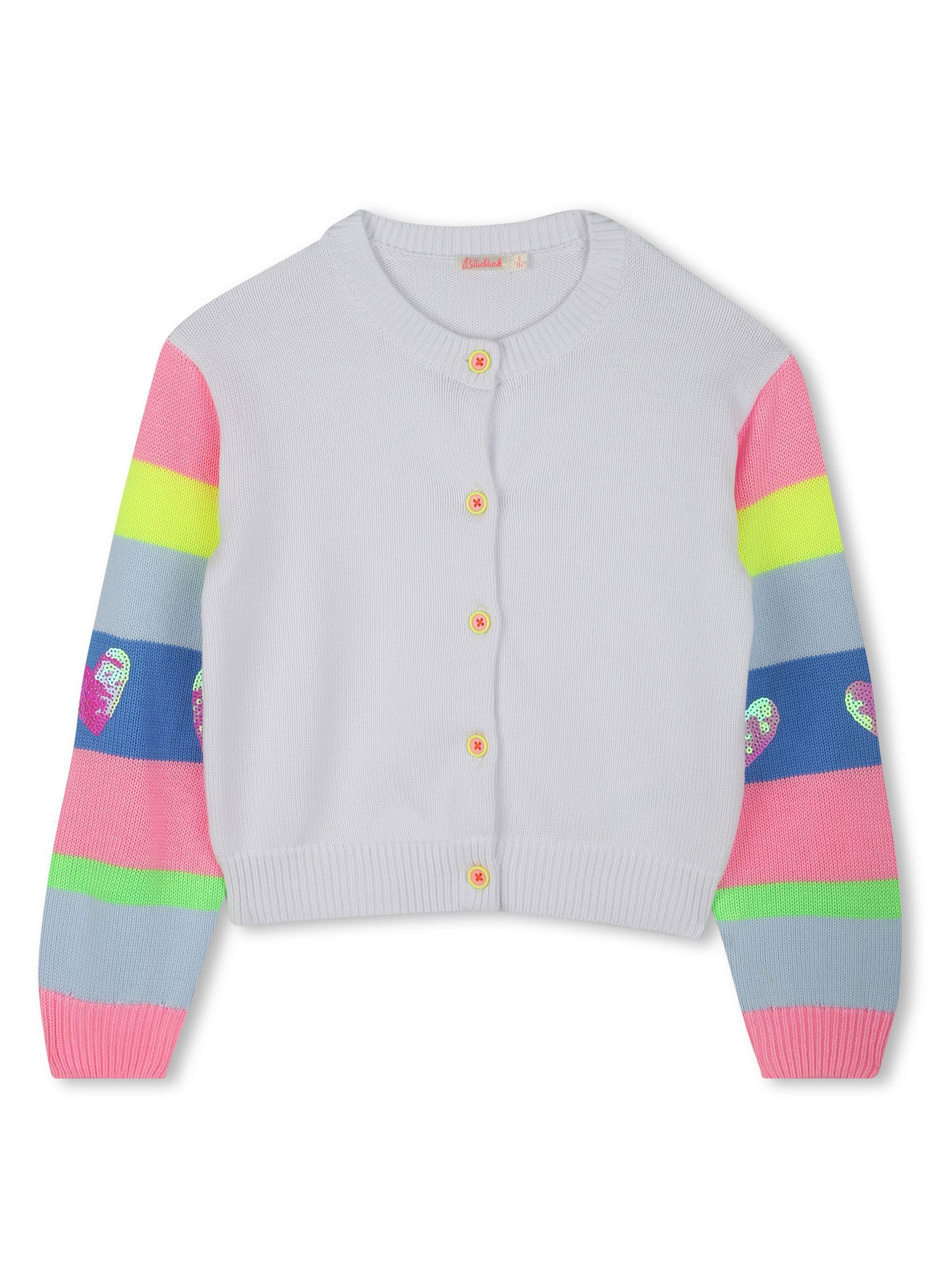 Gilets U20881 fille blanc Billieblush Gilets U20881 fille blanc BLANC