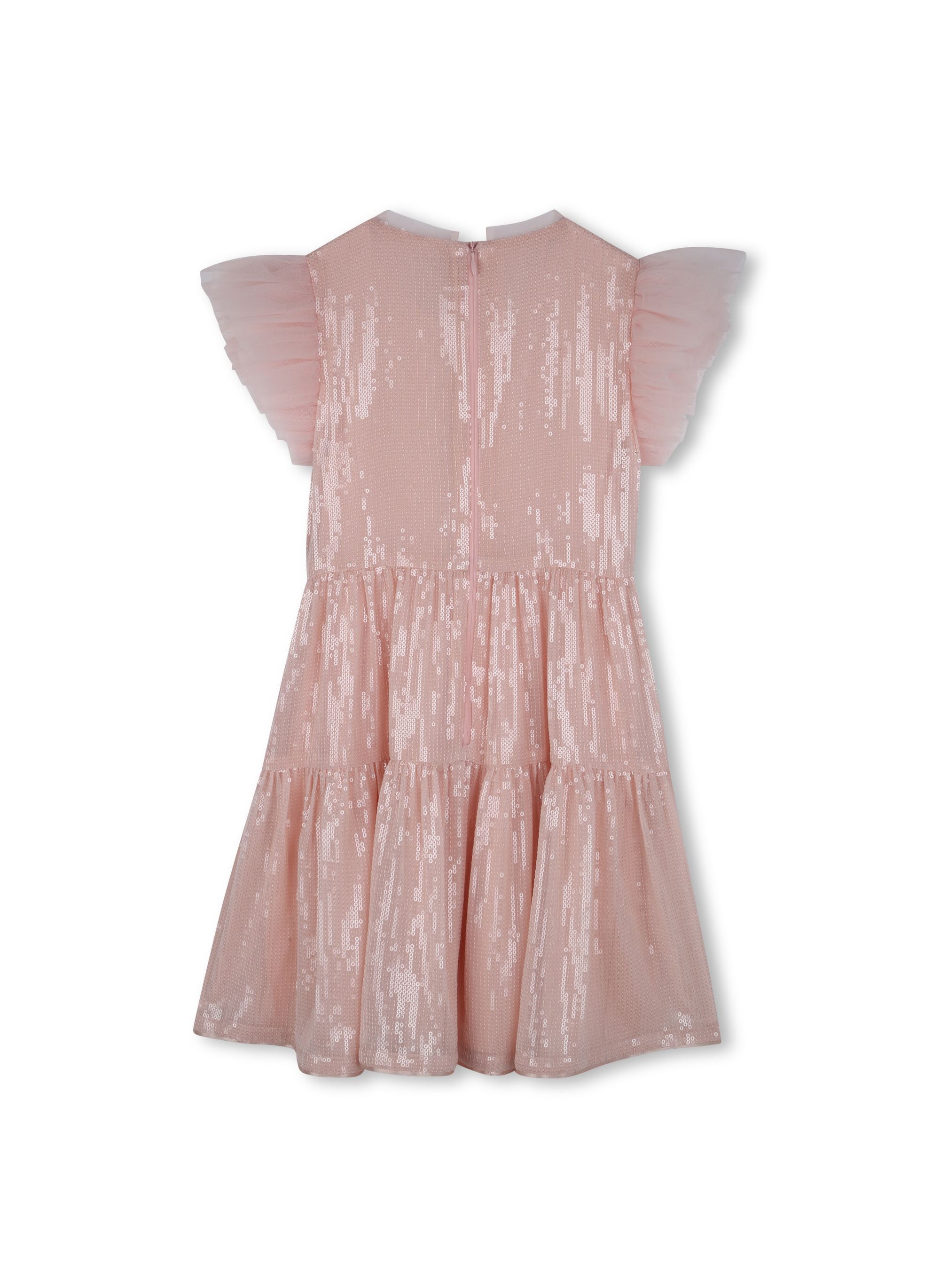 Robes U21100 fille rose Billieblush Robes U21100 fille rose Pale Rose