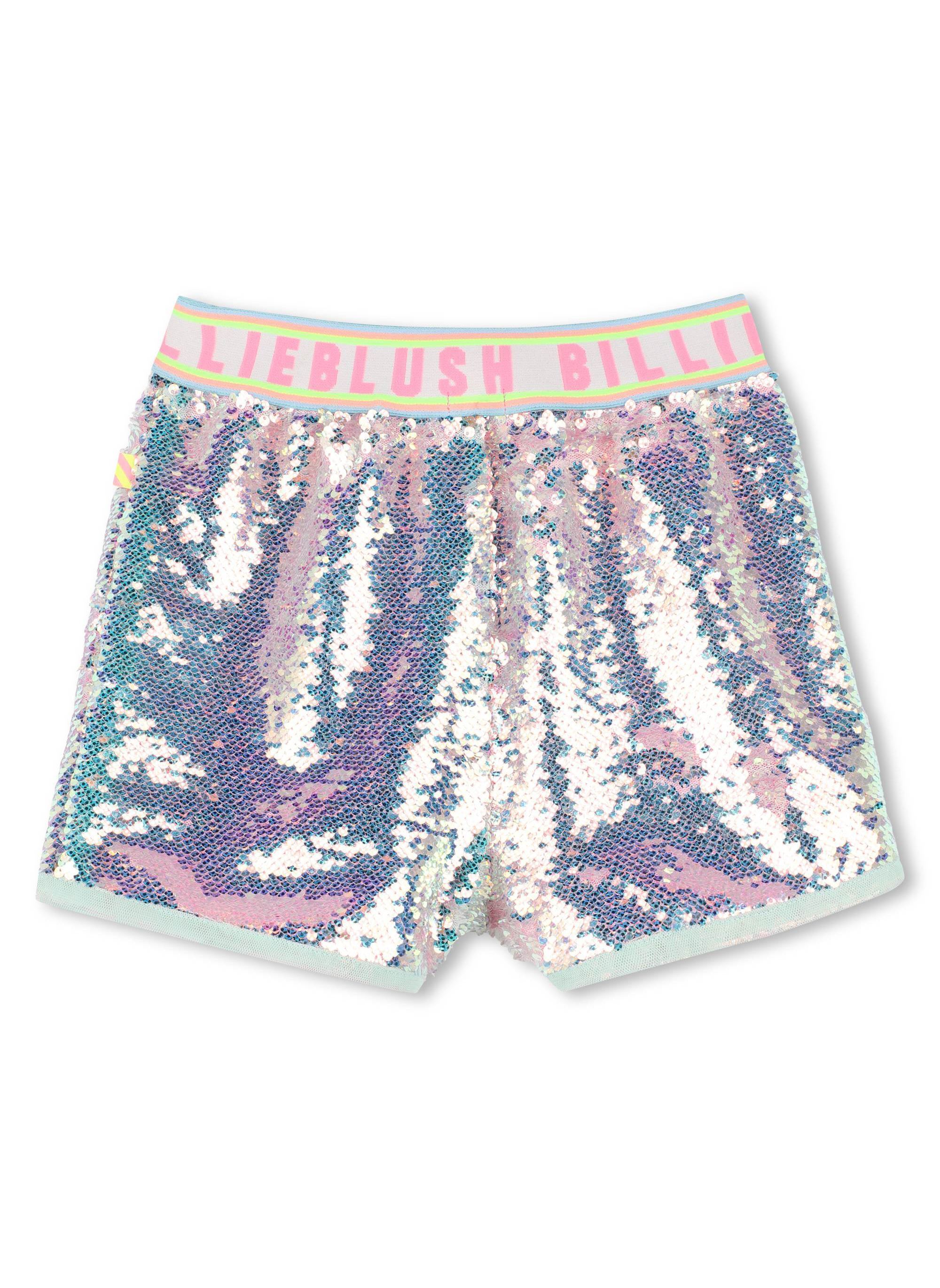 Shorts U20902 fille bleu Billieblush Shorts U20902 fille bleu BEACH GLASS