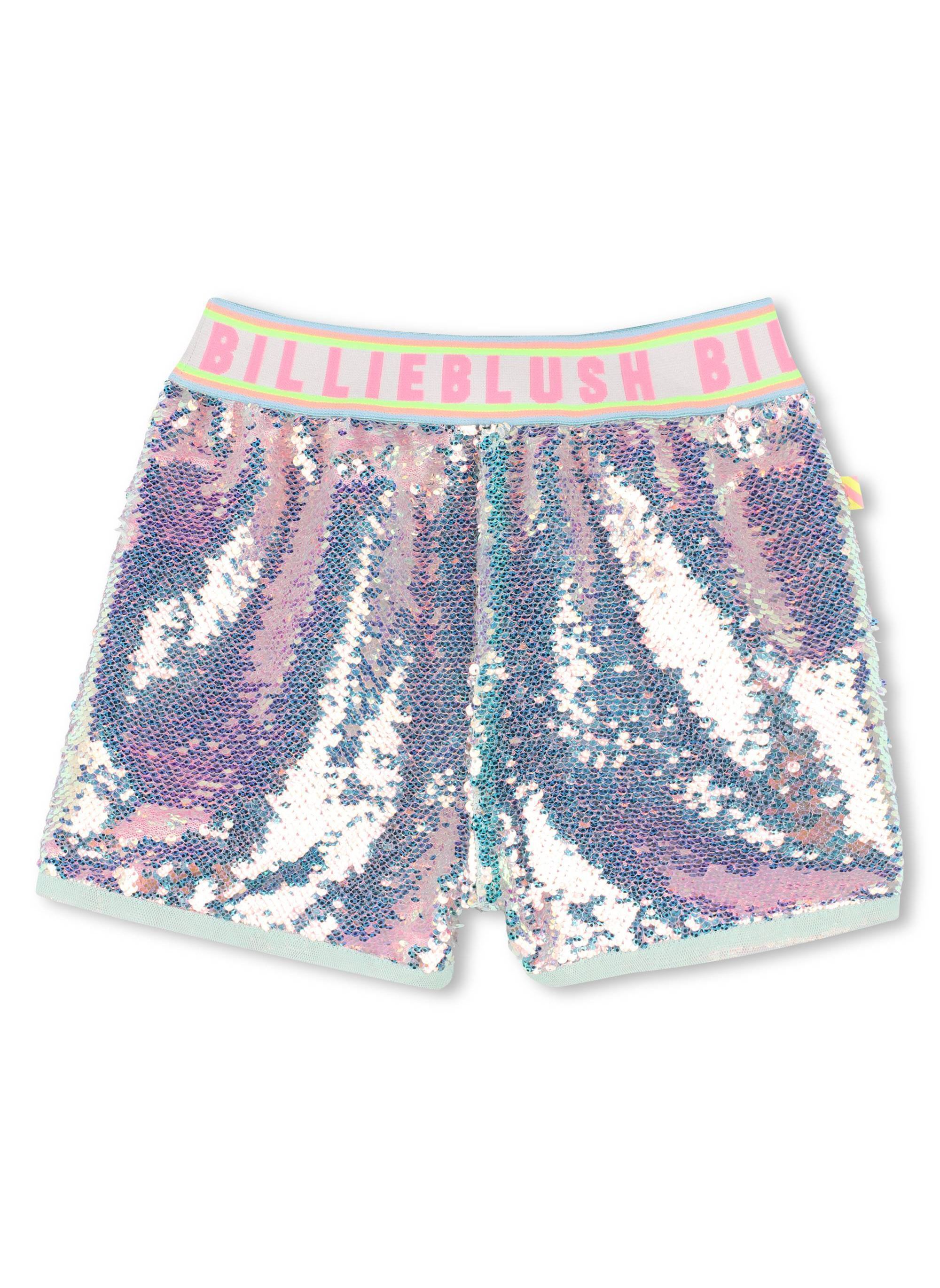 Shorts U20902 fille bleu Billieblush Shorts U20902 fille bleu BEACH GLASS