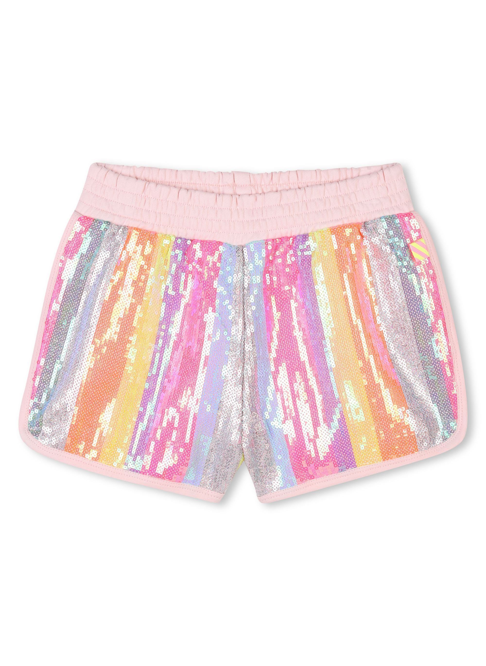 Shorts U21067 fille rose Billieblush Shorts U21067 fille rose PALE ROSE