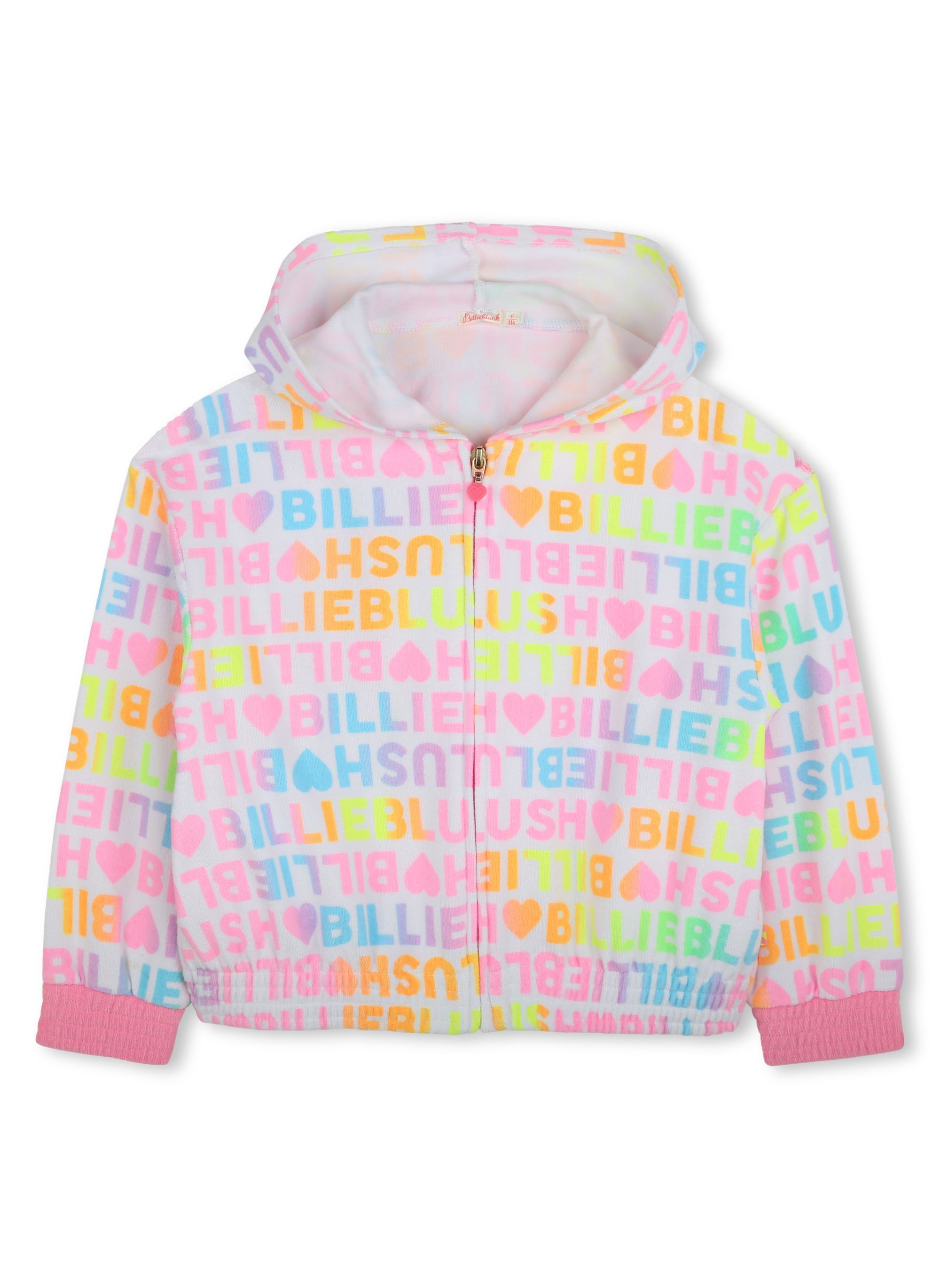 Sweats zippés U20873 fille blanc Billieblush Sweats zippés U20873 fille blanc BLANC