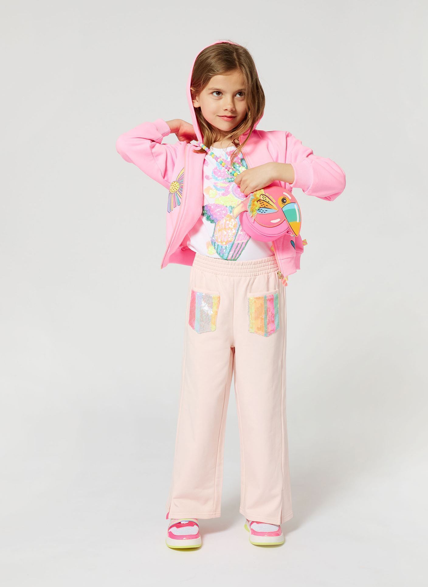 Kurzarm-T-Shirts U20924 mädchen weiß Billieblush Kurzarm-T-Shirts U20924 mädchen weiß BLANC