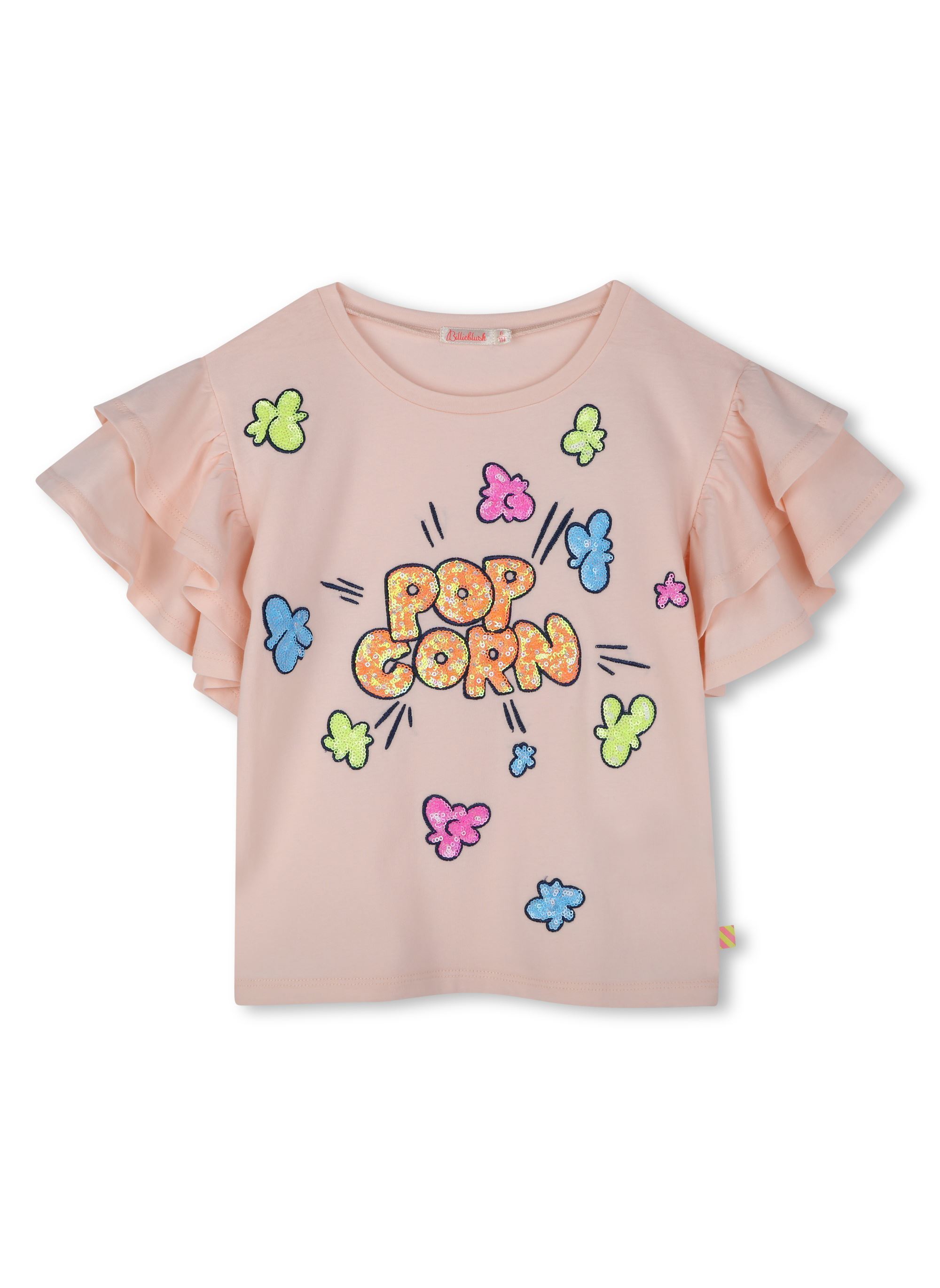 Kurzarm-T-Shirts U20928 mädchen rosa Billieblush Kurzarm-T-Shirts U20928 mädchen rosa PALE ROSE