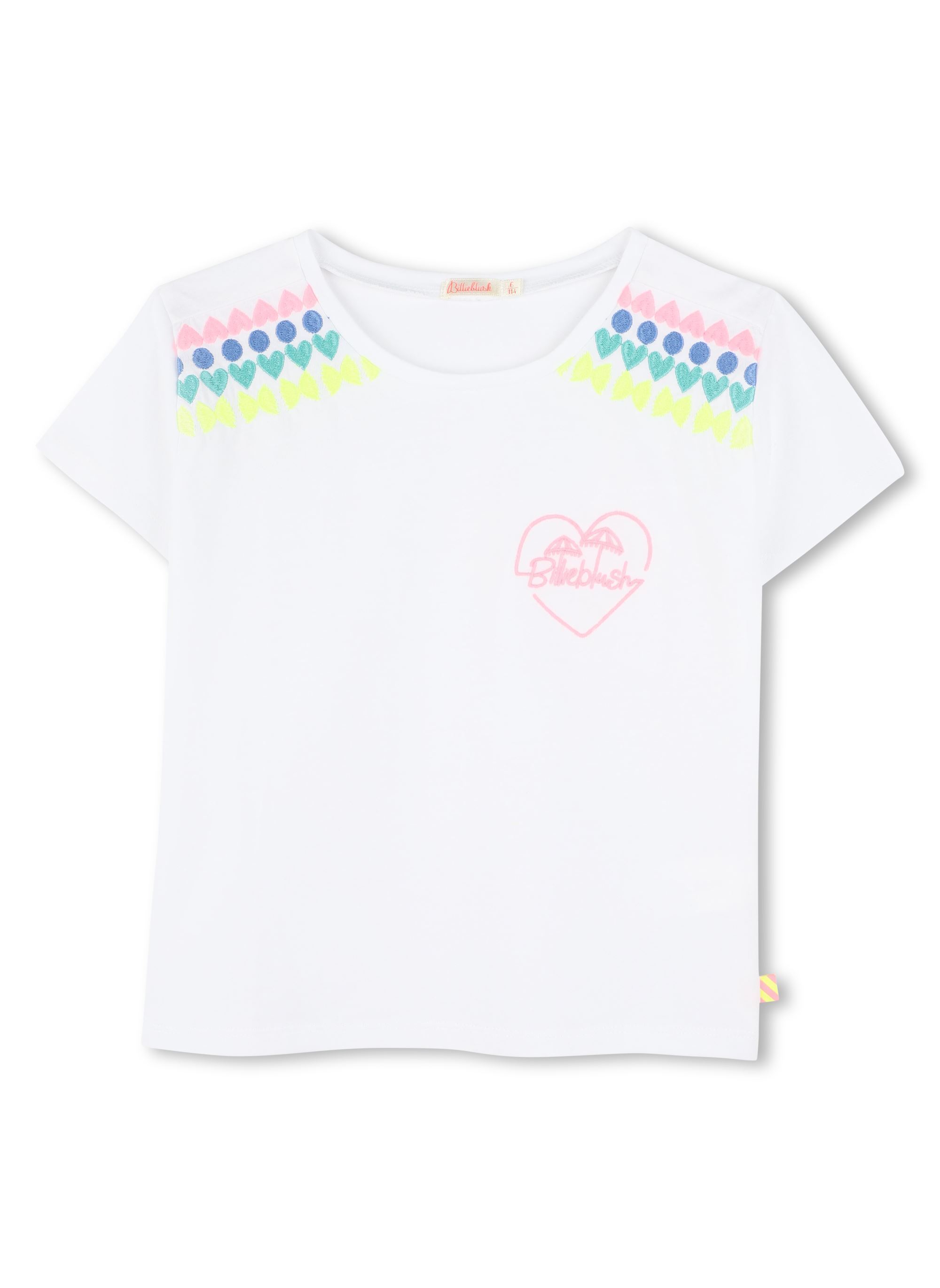 Kurzarm-T-Shirts U20931 mädchen weiß Billieblush Kurzarm-T-Shirts U20931 mädchen weiß BLANC