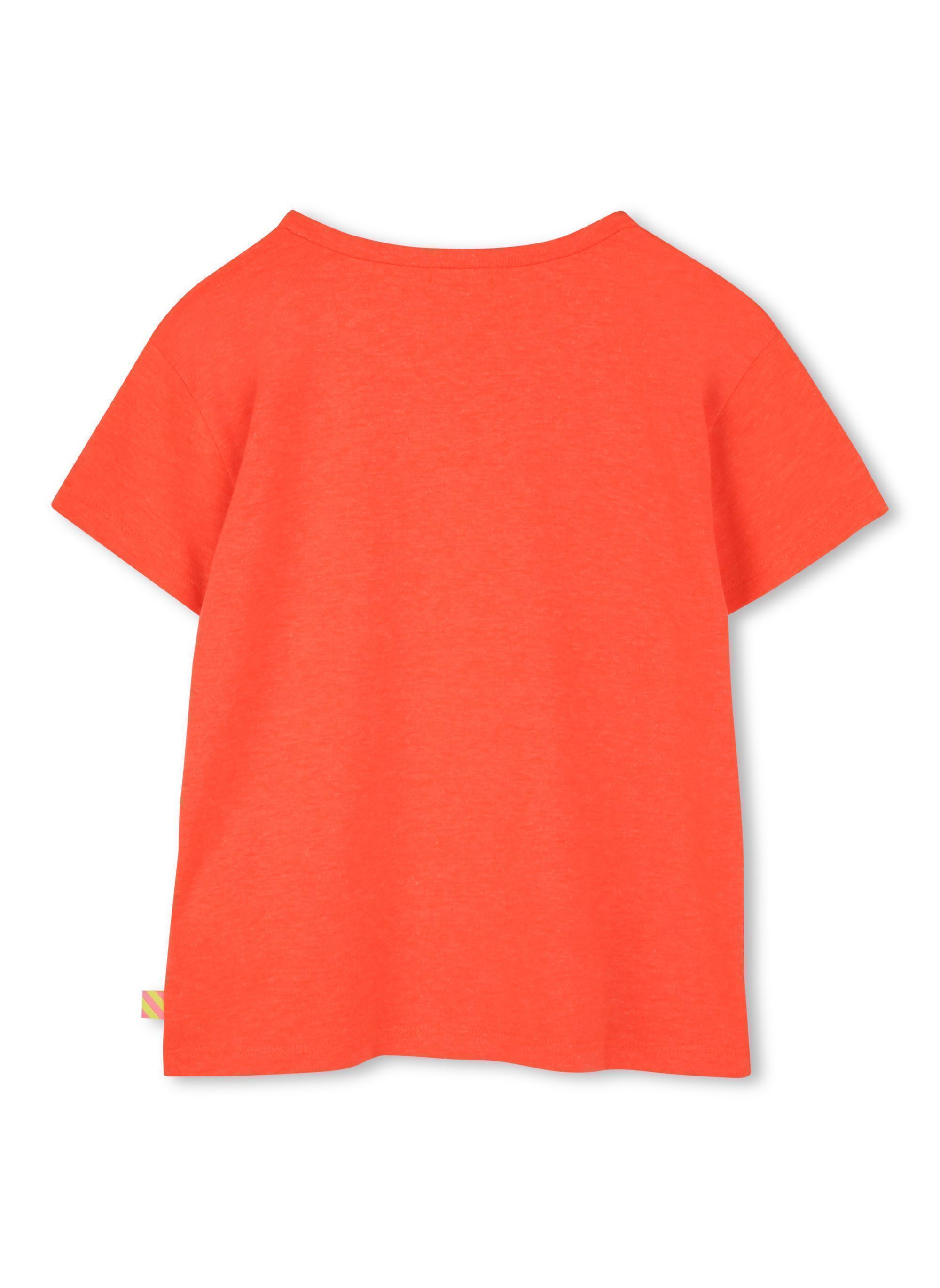 Kurzarm-T-Shirts U20951 mädchen orange Billieblush Kurzarm-T-Shirts U20951 mädchen orange CORAIL FLUO