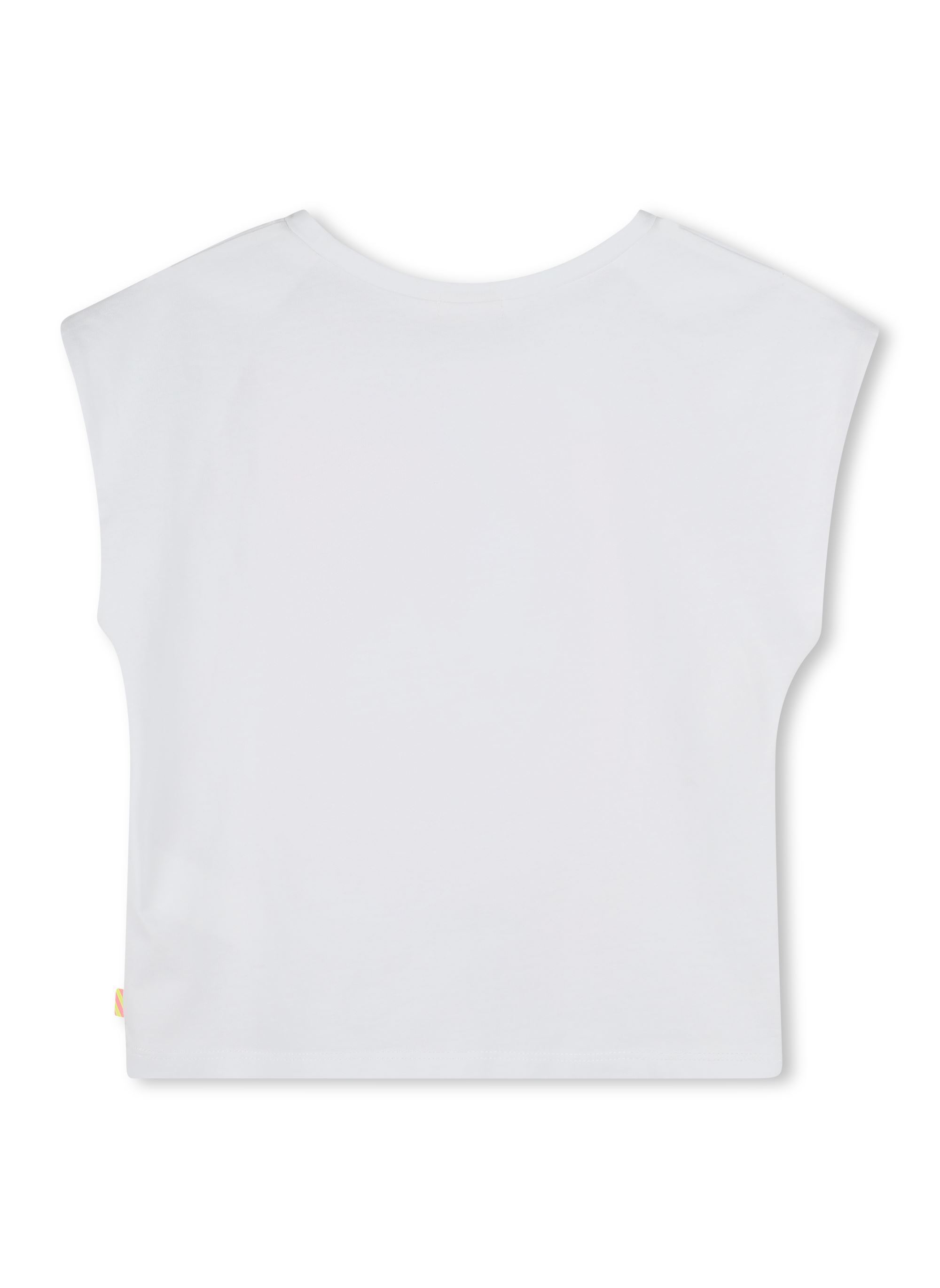 Tee-shirts manches courtes U21038 fille blanc Billieblush Tee-shirts manches courtes U21038 fille blanc BLANC