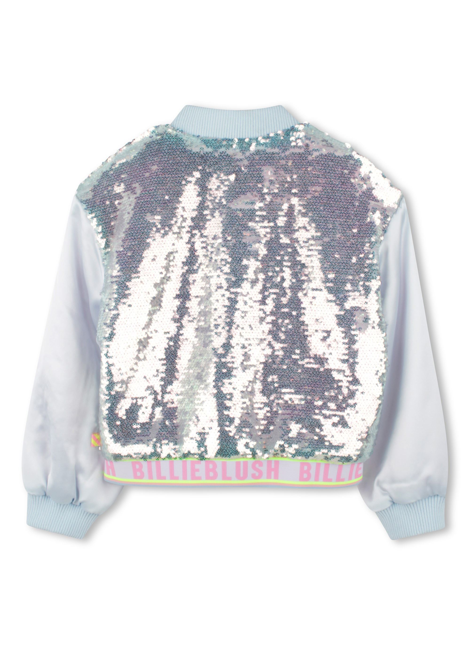 Bomberjacken U20884 mädchen blau Billieblush Bomberjacken U20884 mädchen blau BEACH GLASS