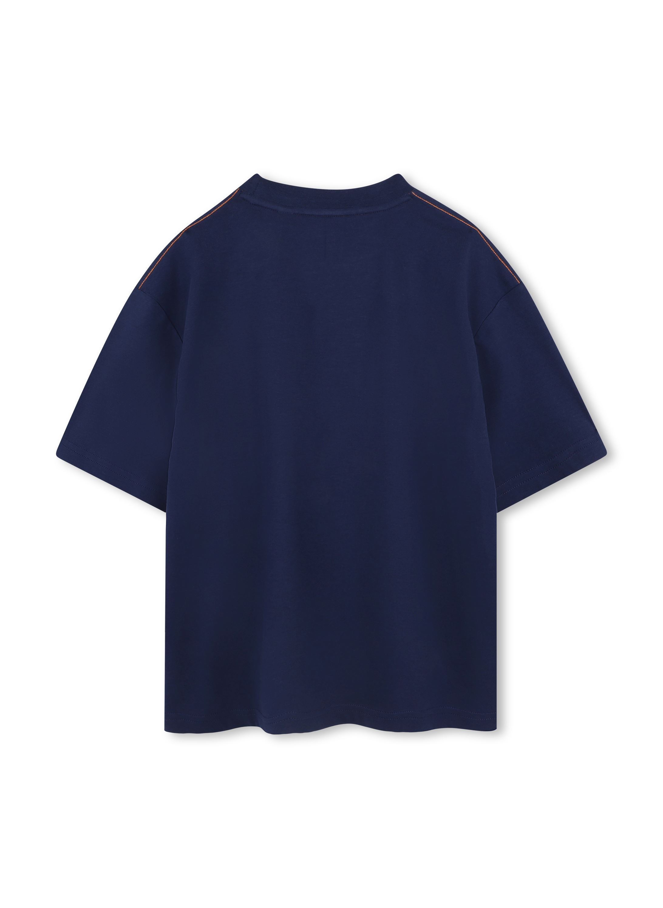 Tee-shirts manches courtes T60433 garçon bleu Timberland Tee-shirts manches courtes T60433 garçon bleu MEDIEVAL BLUE