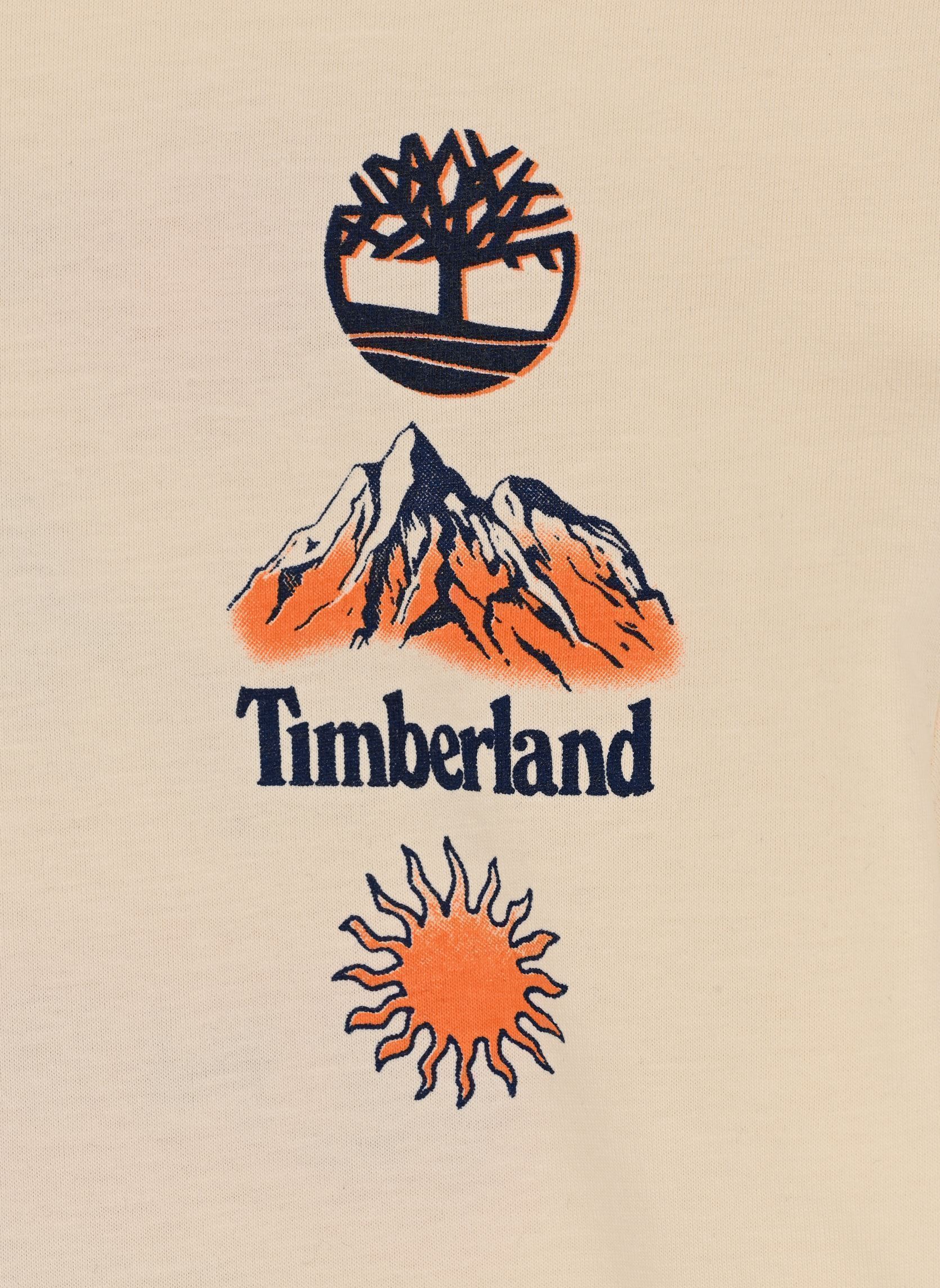 Tee-shirts manches courtes T60434 garçon blanc Timberland Tee-shirts manches courtes T60434 garçon blanc RIZ
