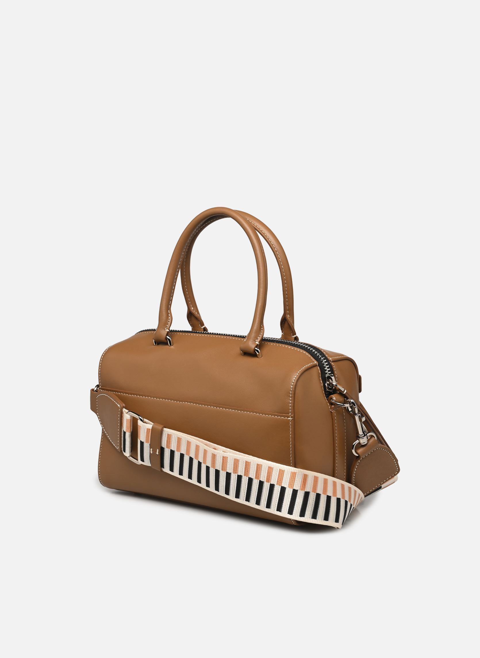 Umhängetaschen Sac polochon Zippé M Donna Linea damen braun Lancaster Umhängetaschen Sac polochon Zippé M Donna Linea damen braun MARRON