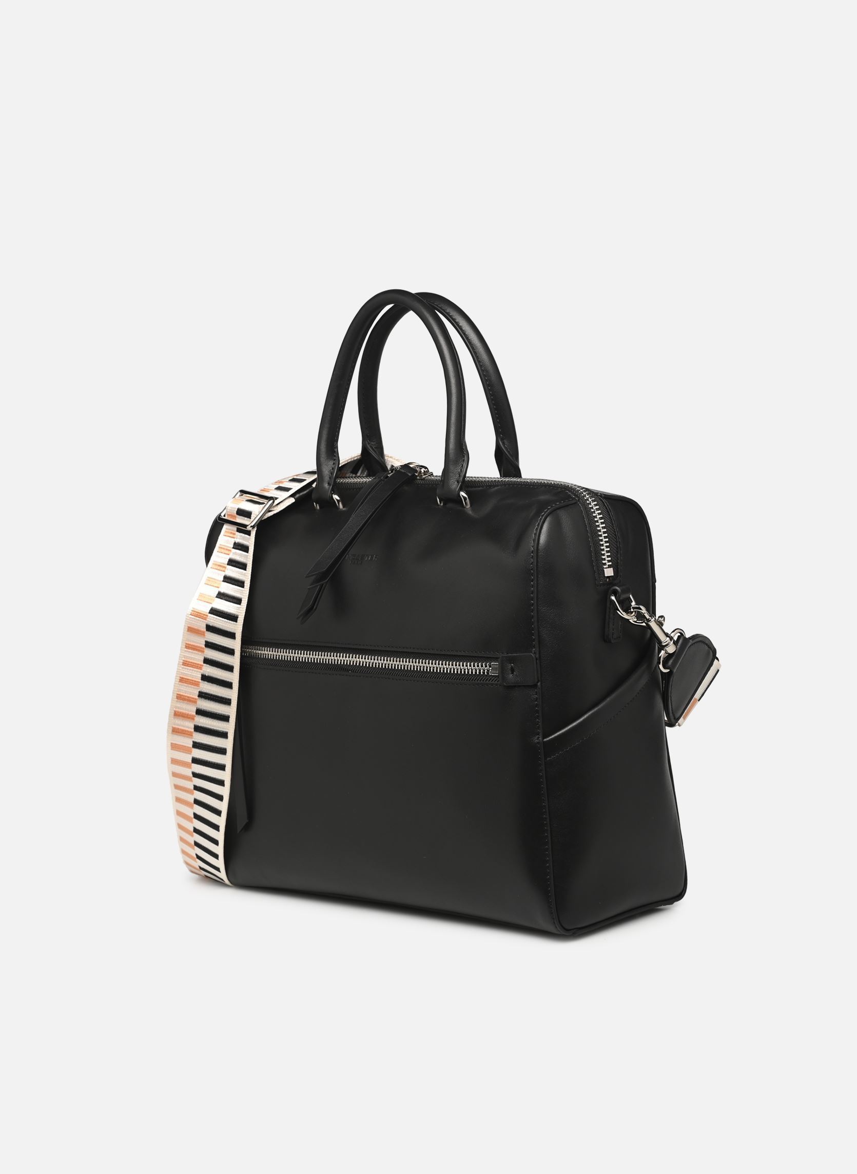 Sacs à main Sac polochon Zippé L Donna Linea femme noir Lancaster Sacs à main Sac polochon Zippé L Donna Linea femme noir NOIR