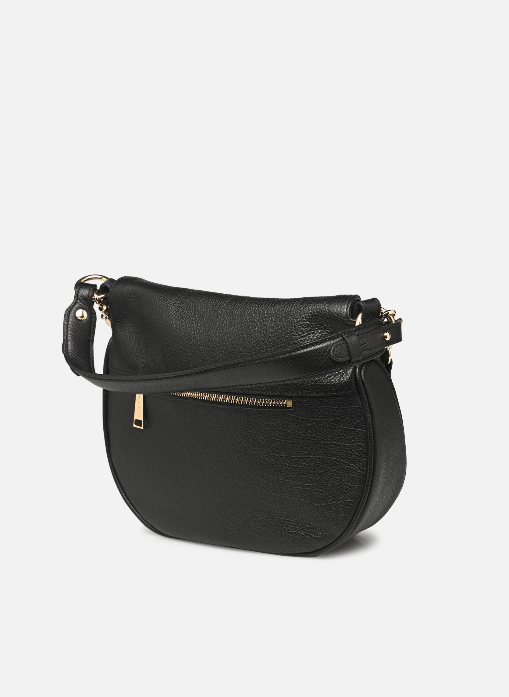 Sacs bandoulière Sac besace A rabat aimanté M Dune Gaia femme noir Lancaster Sacs bandoulière Sac besace A rabat aimanté M Dune Gaia femme noir NOIR