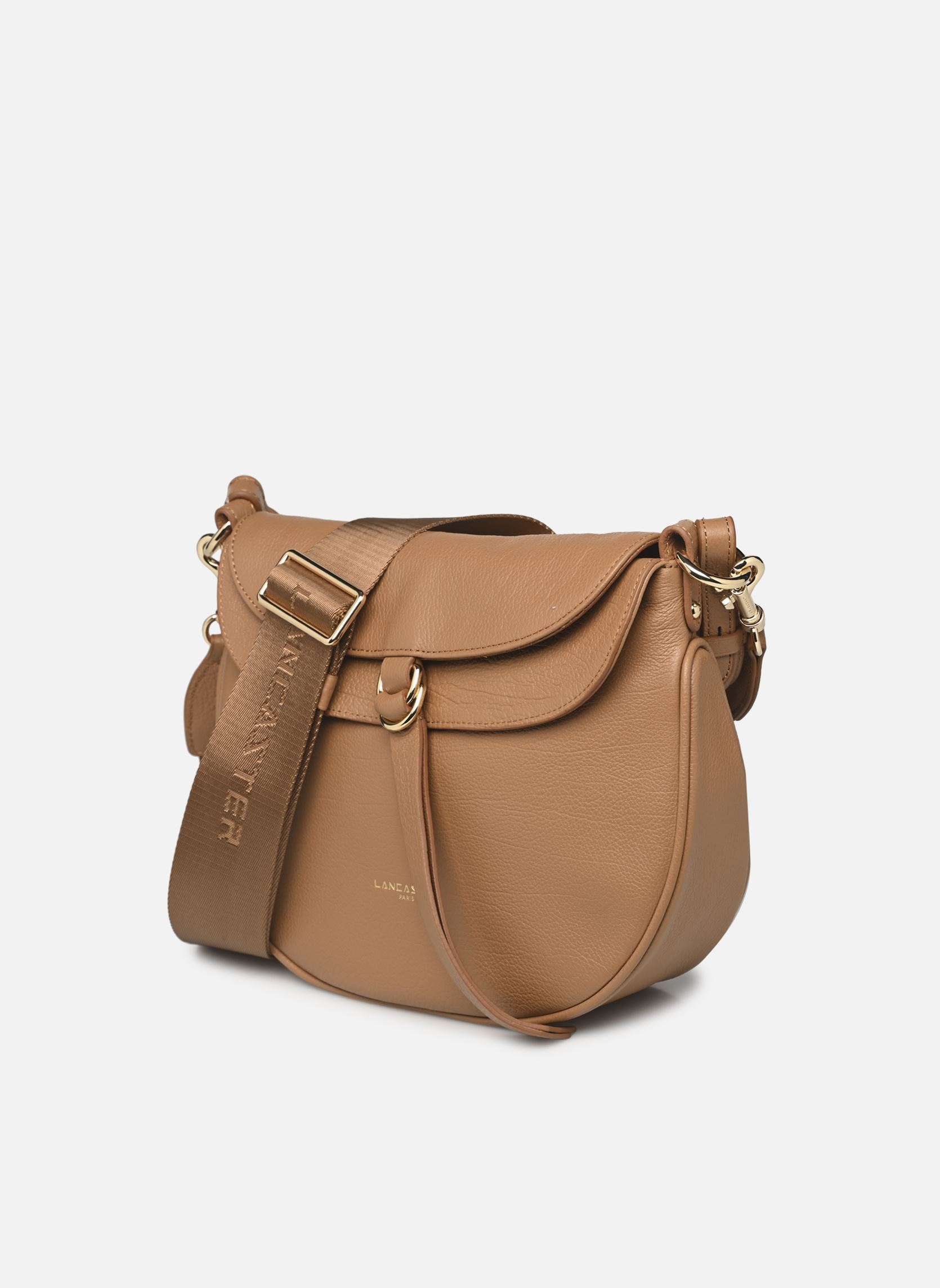 Sacs Sac besace A rabat aimanté M Dune Gaia femme marron Lancaster Sacs Sac besace A rabat aimanté M Dune Gaia femme marron CAMEL