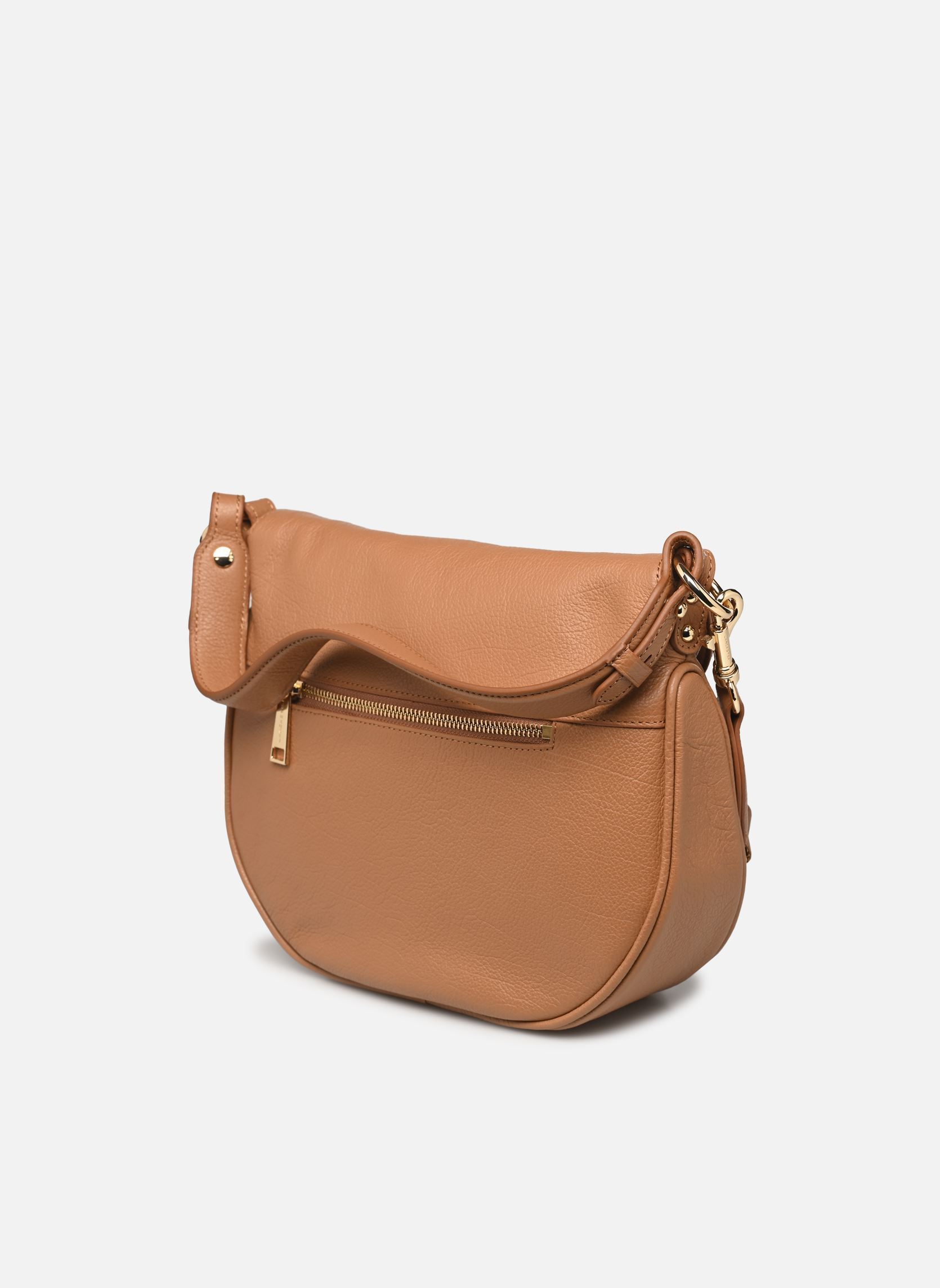 Sacs Sac besace A rabat aimanté M Dune Gaia femme marron Lancaster Sacs Sac besace A rabat aimanté M Dune Gaia femme marron CAMEL
