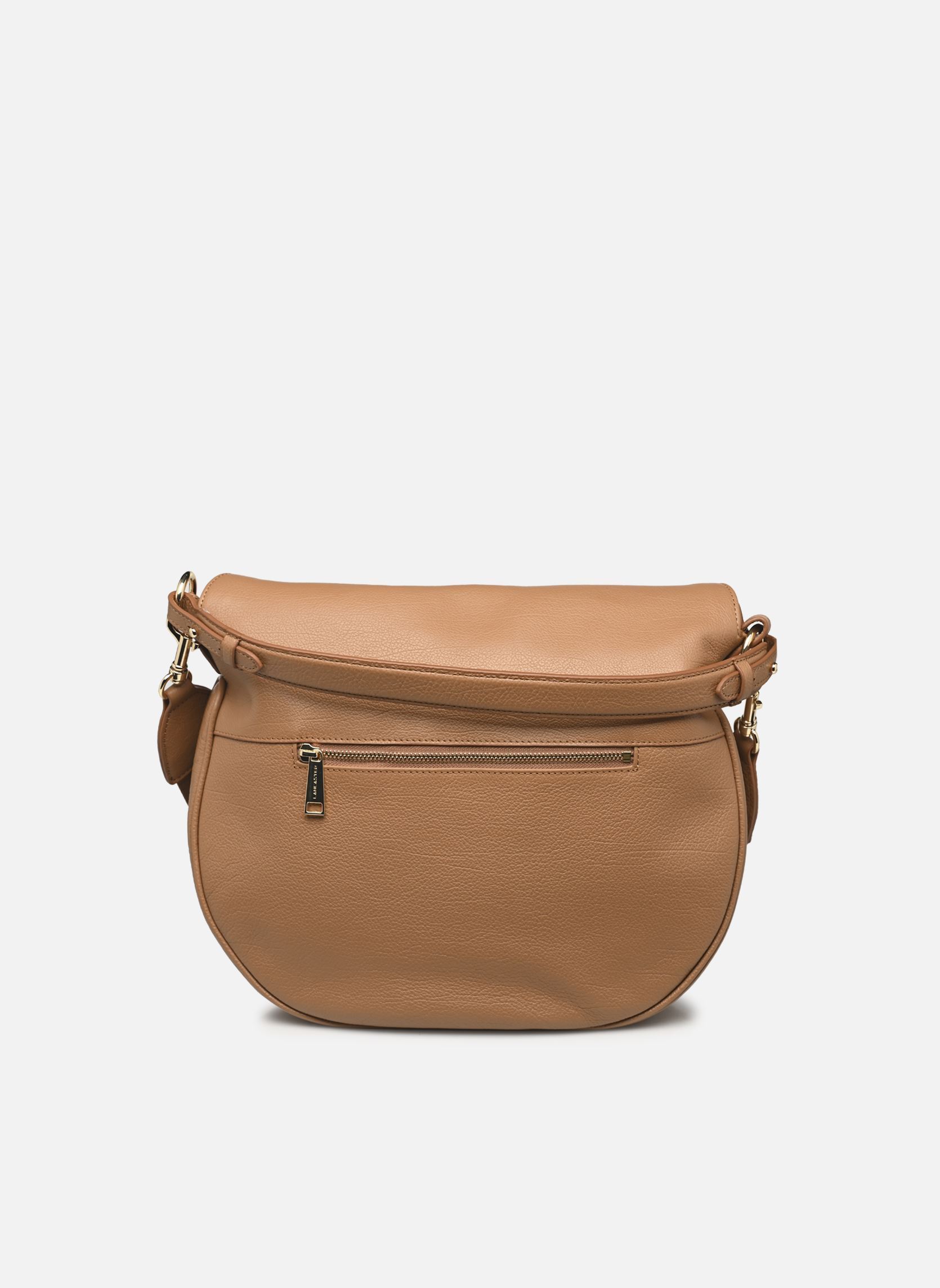 Umhängetaschen Sac besace A rabat aimanté L Dune Gaia damen braun Lancaster Umhängetaschen Sac besace A rabat aimanté L Dune Gaia damen braun CAMEL