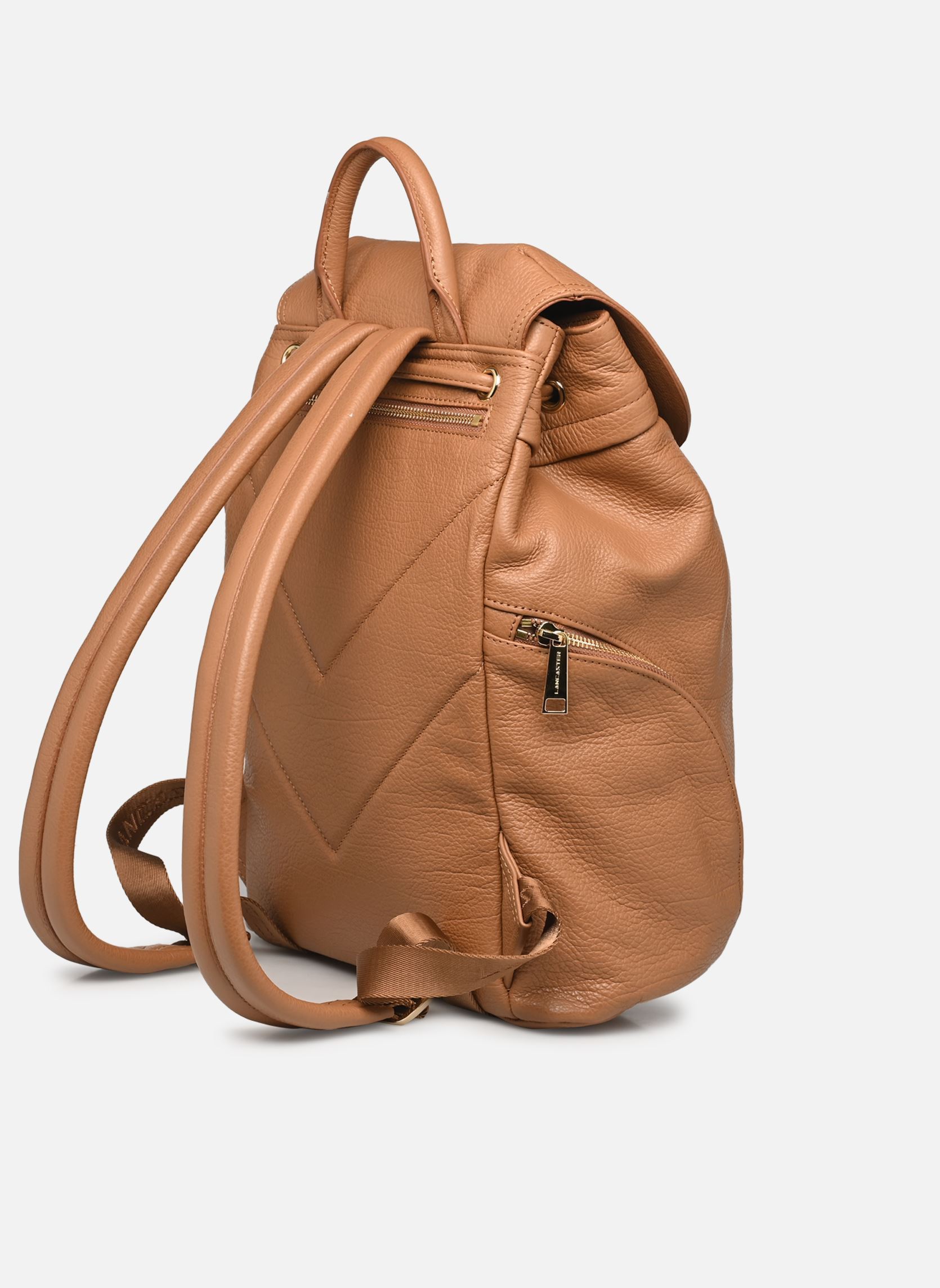Rucksäcke Sac à dos A rabat avec fermoir Dune damen braun Lancaster Rucksäcke Sac à dos A rabat avec fermoir Dune damen braun CAMEL