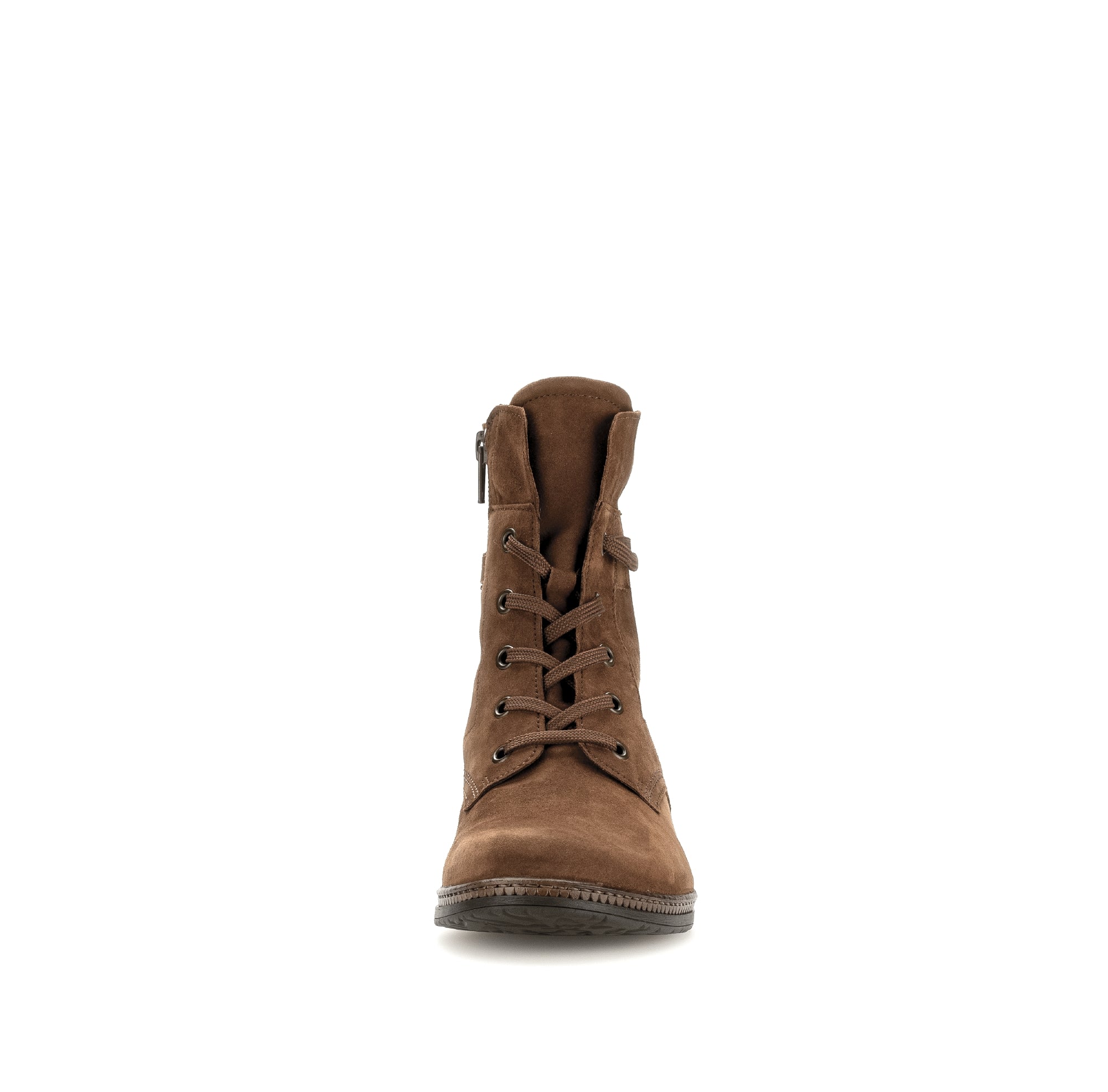 Bottines basses Bottines à lacets rouges en cuir lisse femme marron Gabor Bottines basses Bottines à lacets rouges en cuir lisse femme marron Marron