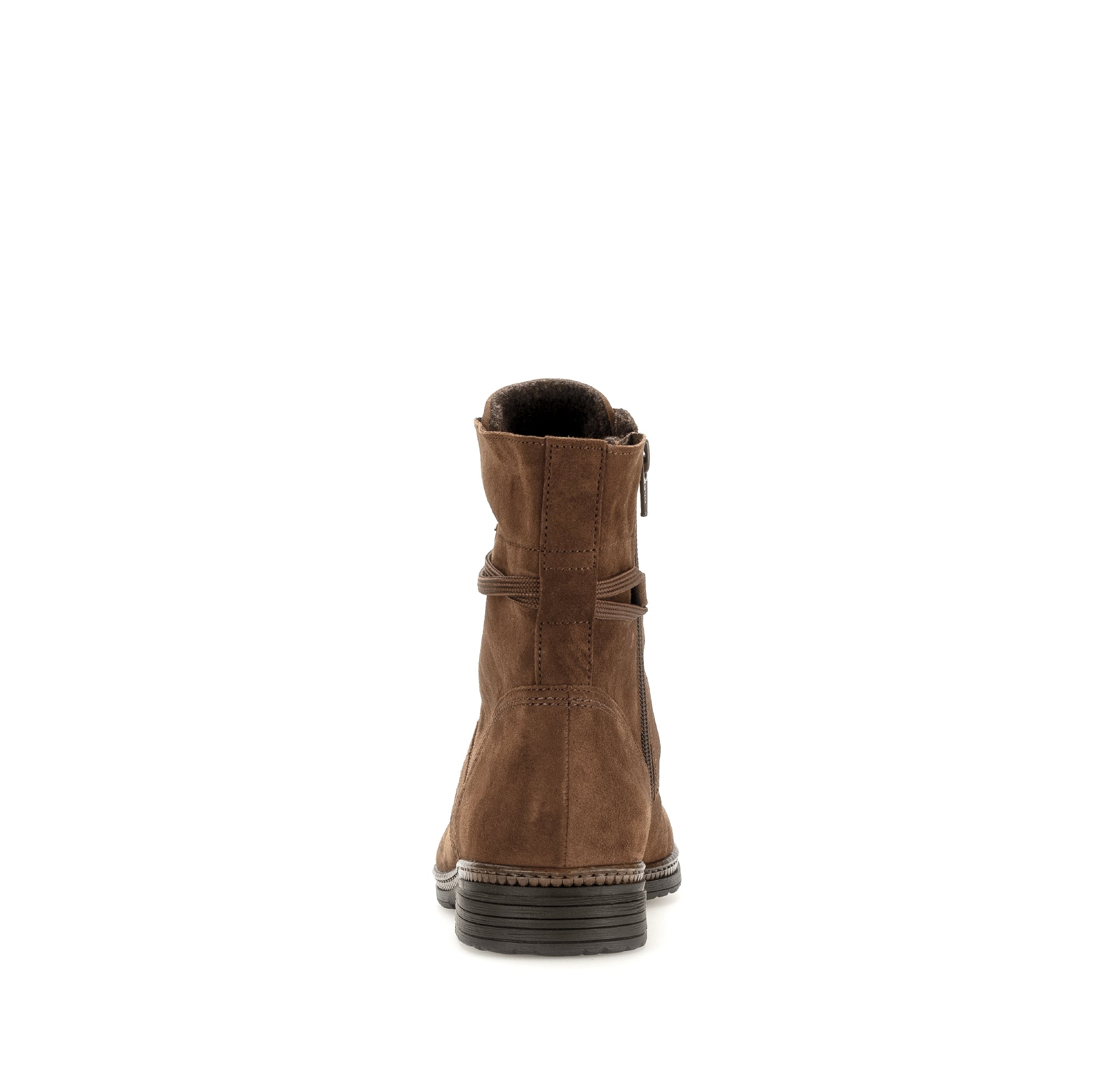 Bottines basses Bottines à lacets rouges en cuir lisse femme marron Gabor Bottines basses Bottines à lacets rouges en cuir lisse femme marron Marron