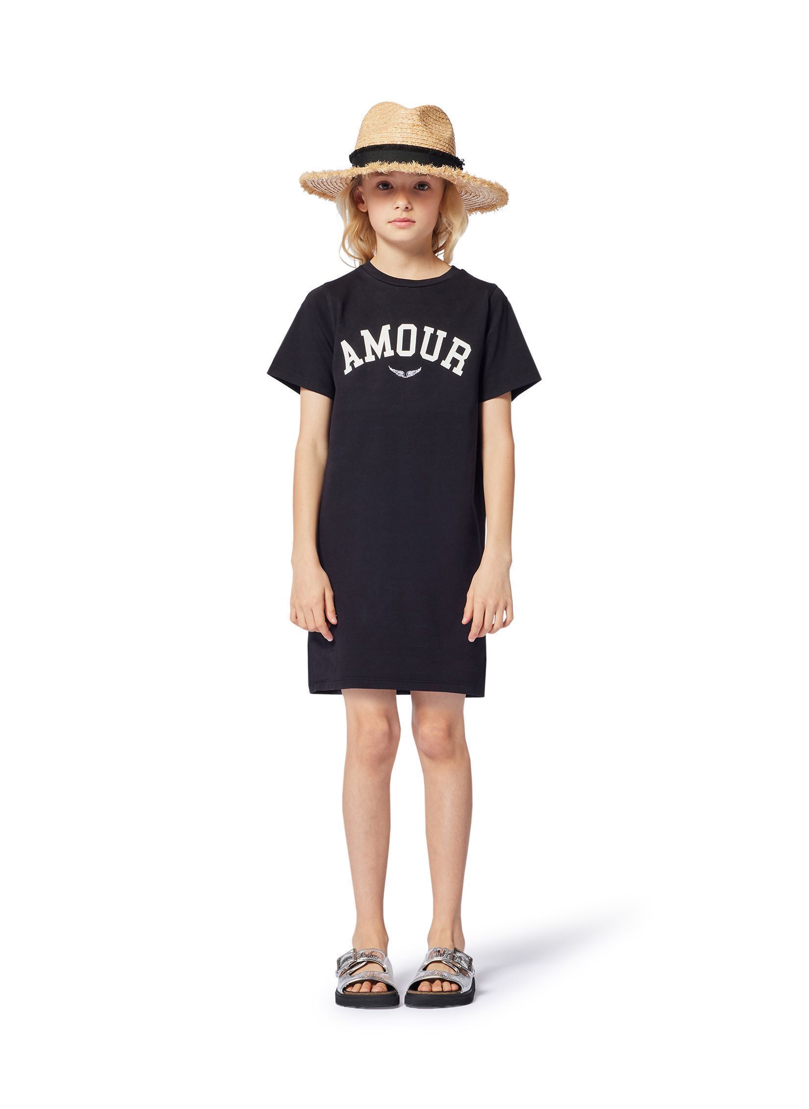 Kleider X60336 mädchen schwarz Zadig & Voltaire Kleider X60336 mädchen schwarz BLACK