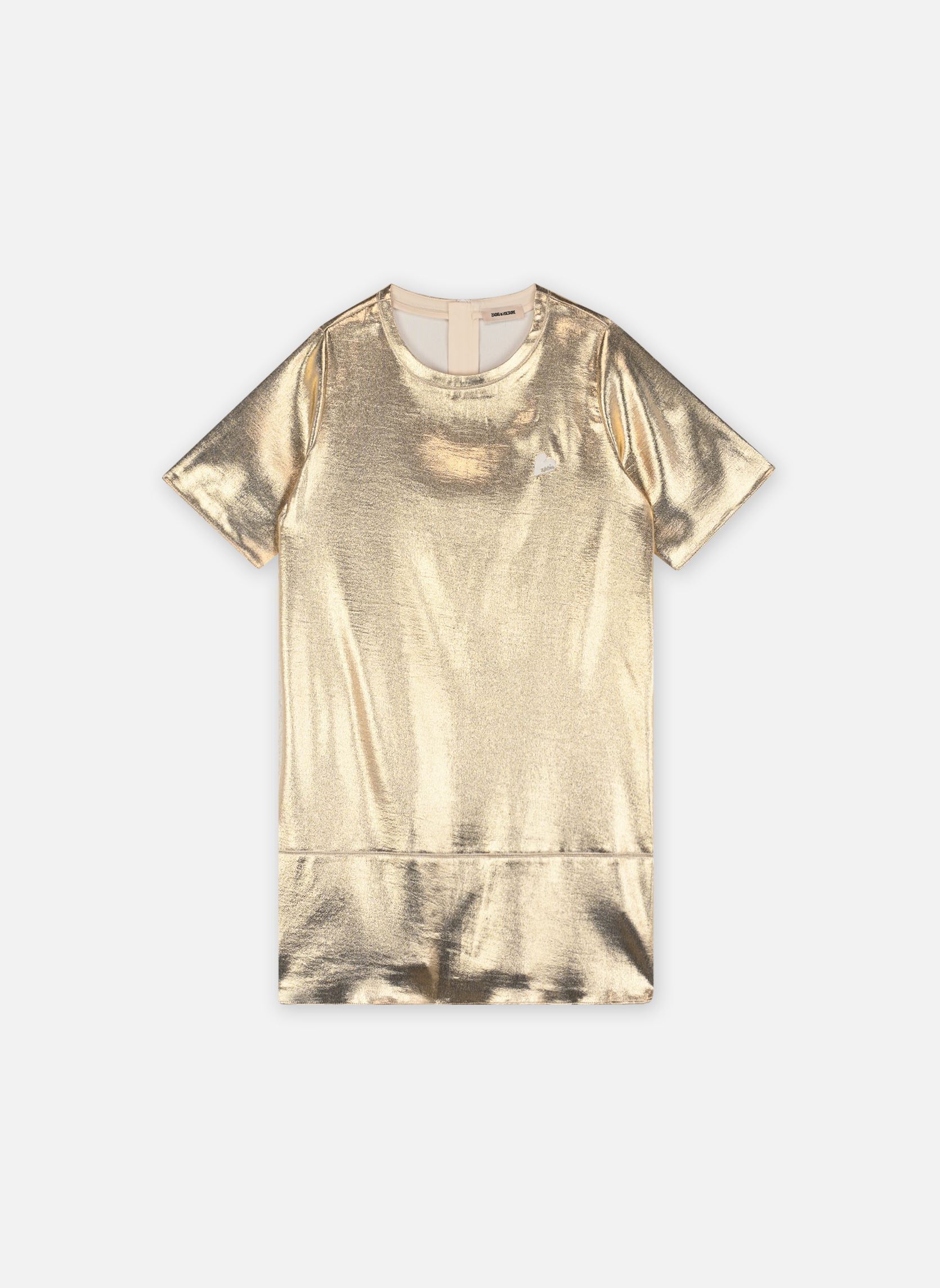Robes X60344 fille or et bronze Zadig & Voltaire Robes X60344 fille or et bronze MORDORE
