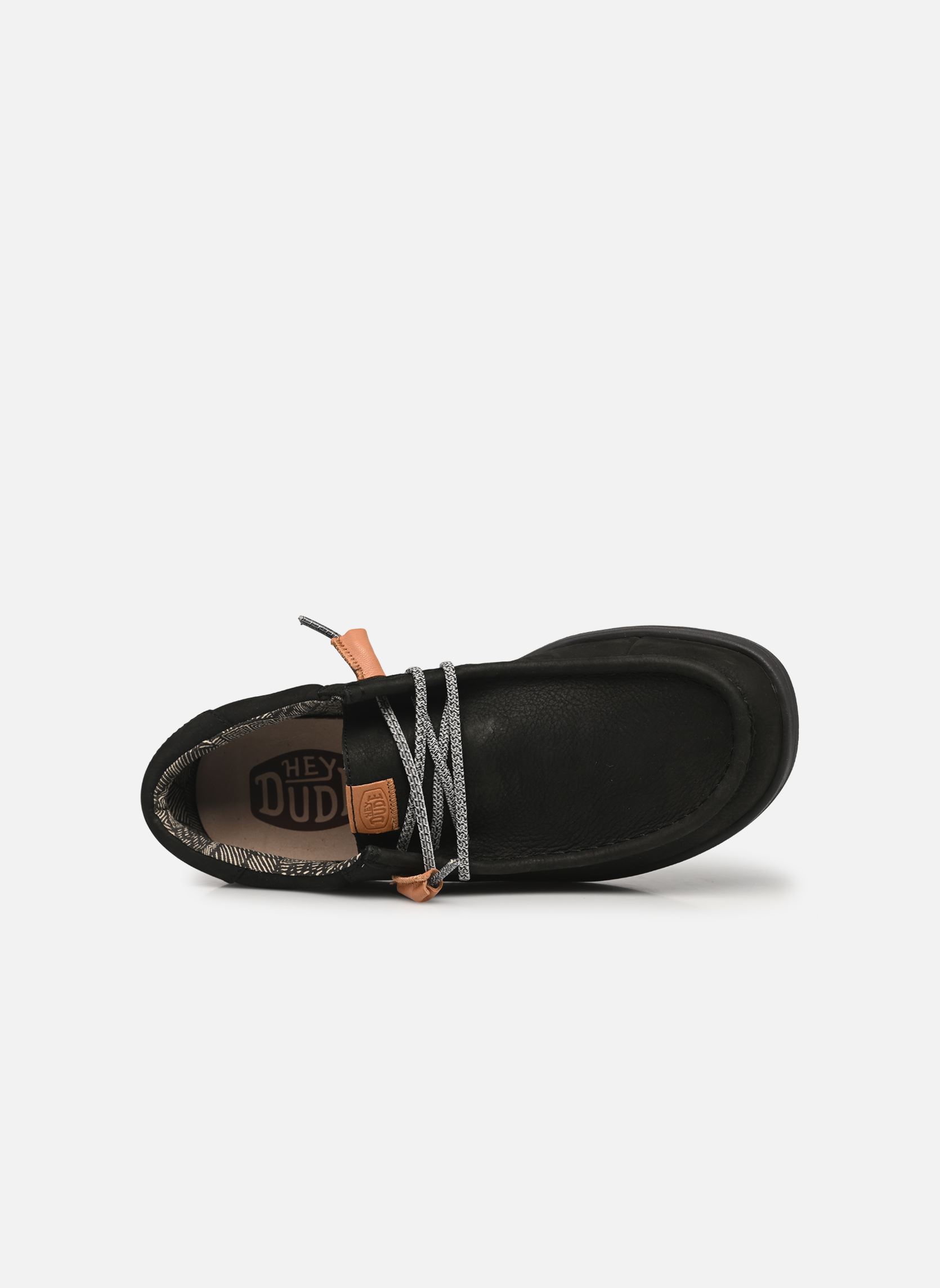 Zapatillas Wally Grip Craft Leather hombre negro HEYDUDE Zapatillas Wally Grip Craft Leather hombre negro BLACK