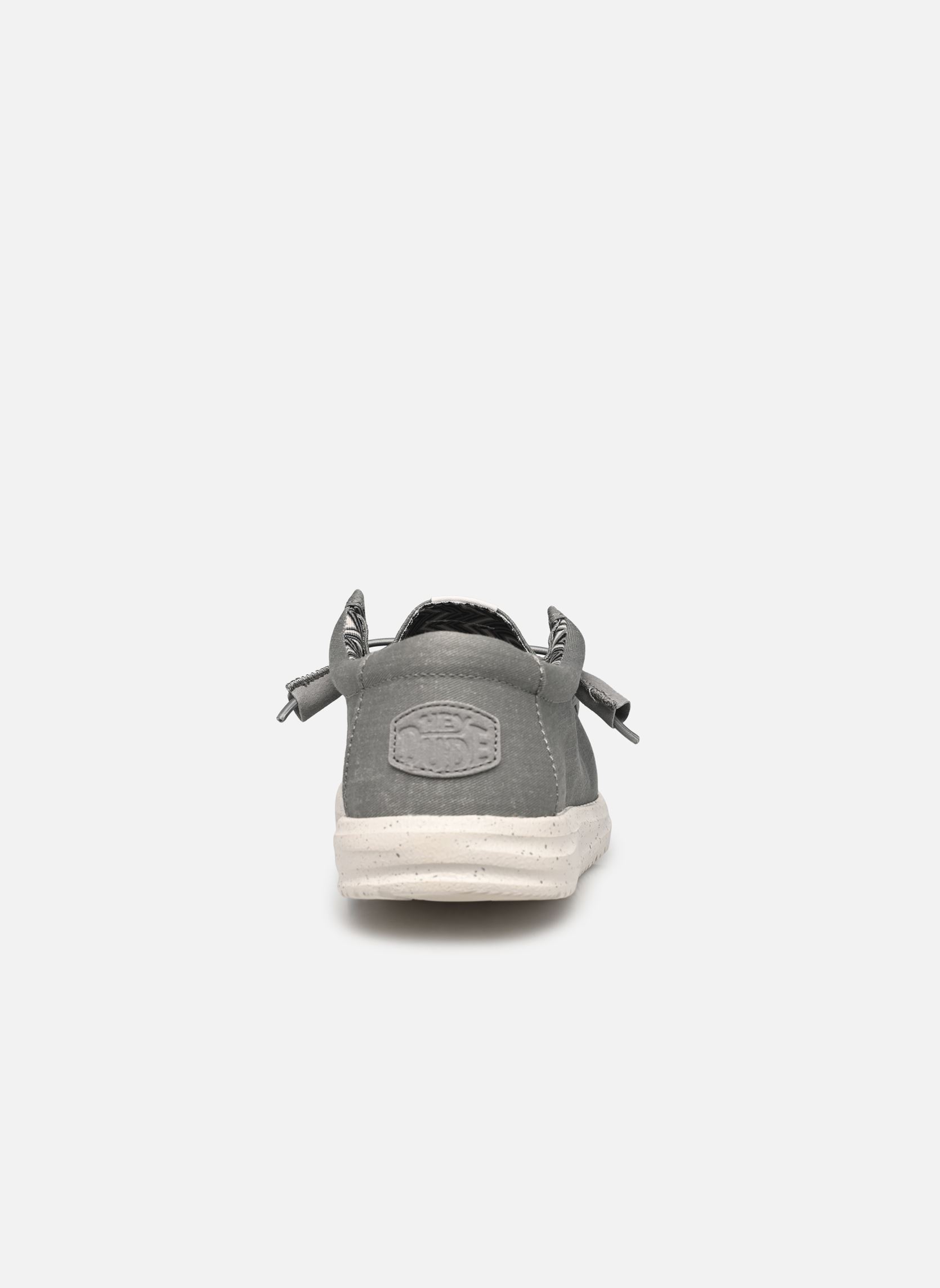 Baskets toile Wally Stretch Canvas homme gris HEYDUDE Baskets toile Wally Stretch Canvas homme gris Light Grey