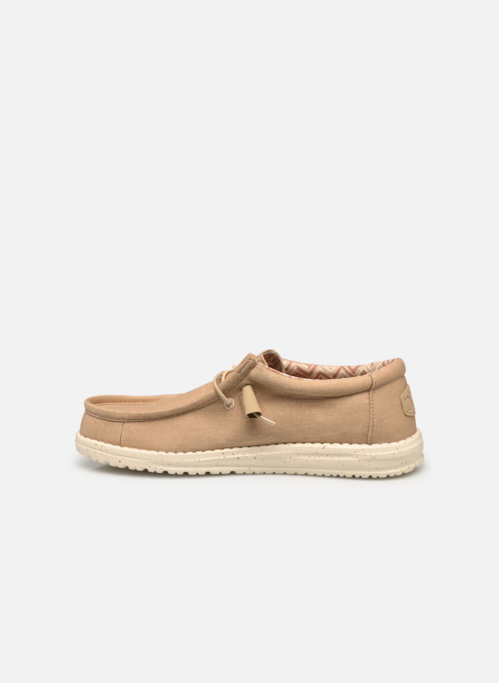Print sneakers Wally Stretch Canvas heren beige HEYDUDE Print sneakers Wally Stretch Canvas heren beige Tan