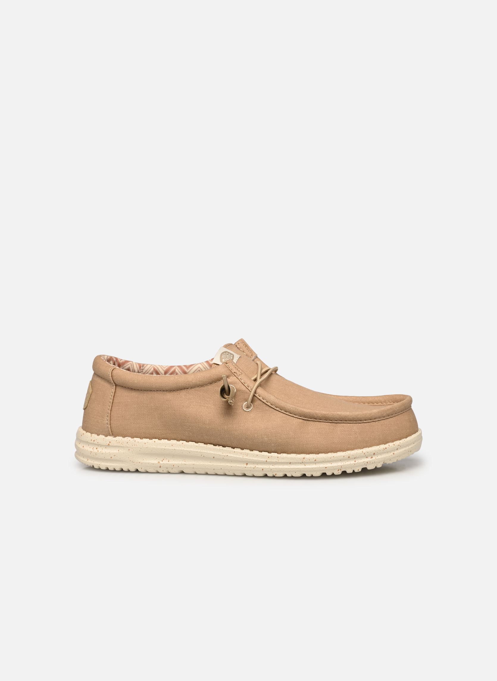 Print sneakers Wally Stretch Canvas heren beige HEYDUDE Print sneakers Wally Stretch Canvas heren beige Tan
