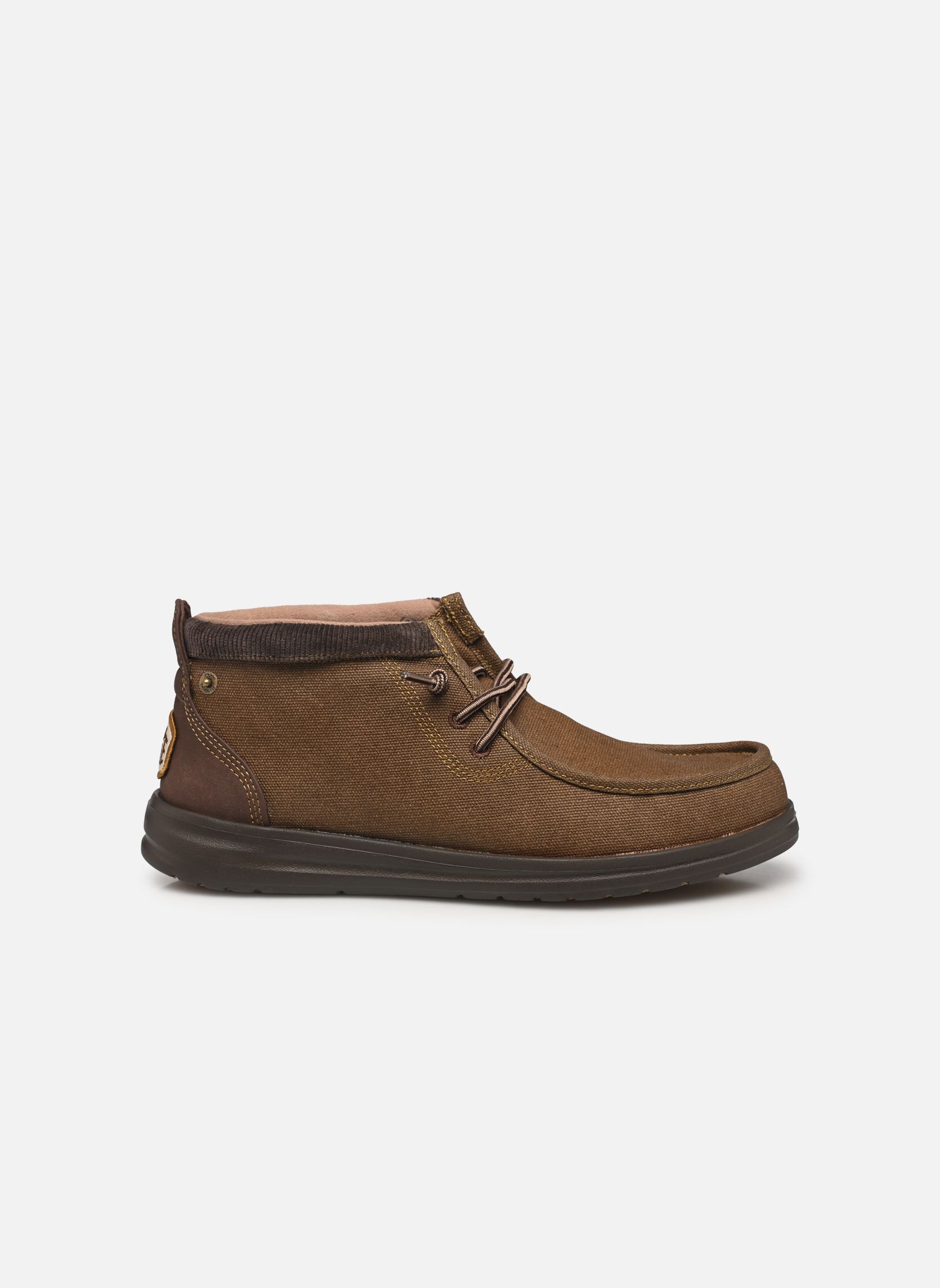 Baskets montantes Wally Mid GripR Workwear homme marron HEYDUDE Baskets montantes Wally Mid GripR Workwear homme marron DARK BROWN