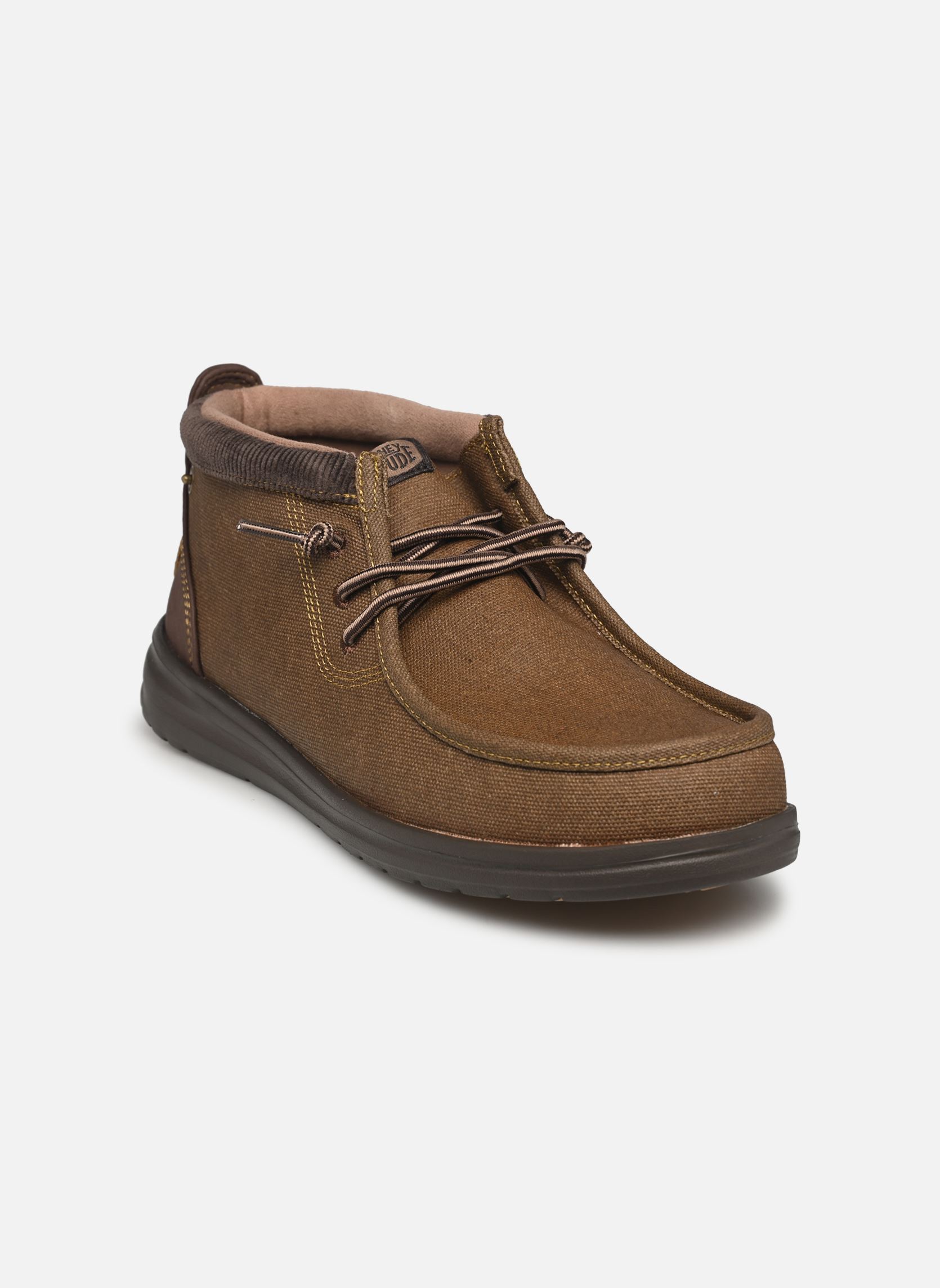 Baskets montantes Wally Mid GripR Workwear homme marron HEYDUDE Baskets montantes Wally Mid GripR Workwear homme marron DARK BROWN
