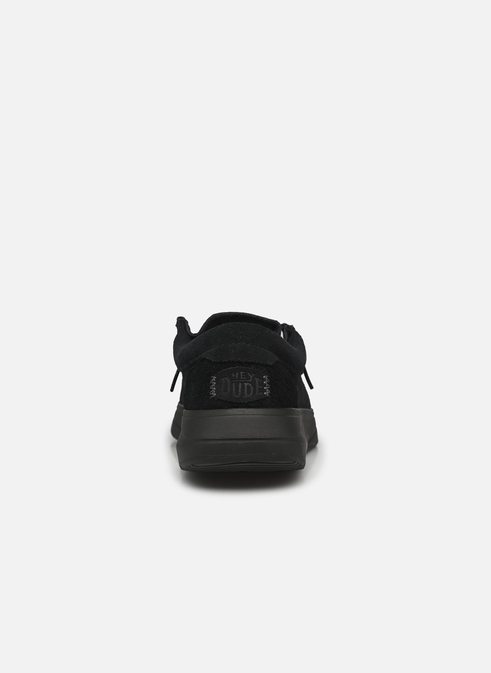 Baskets Wally COMF Suede homme noir HEYDUDE Baskets Wally COMF Suede homme noir Black