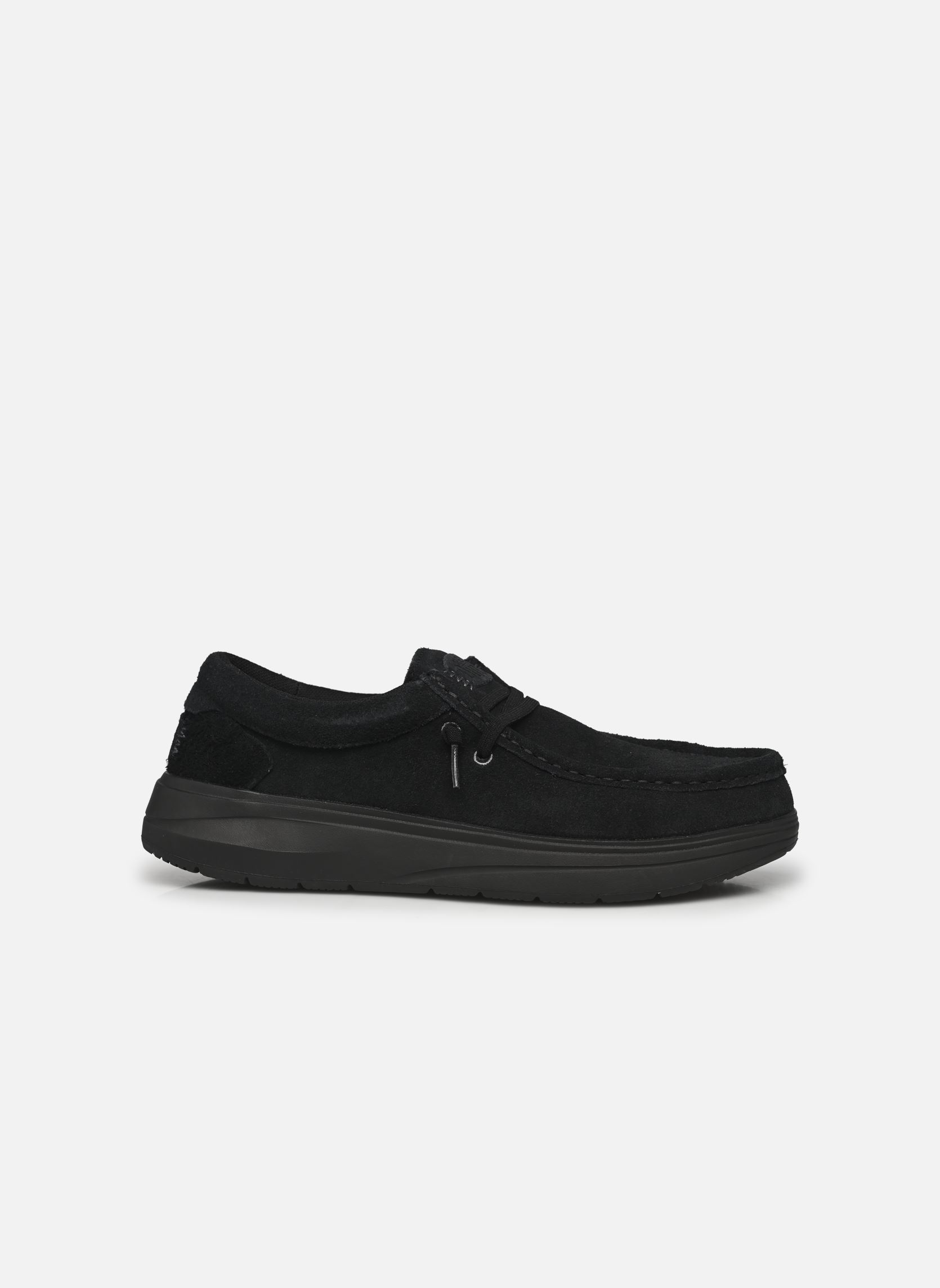 Baskets Wally COMF Suede homme noir HEYDUDE Baskets Wally COMF Suede homme noir Black