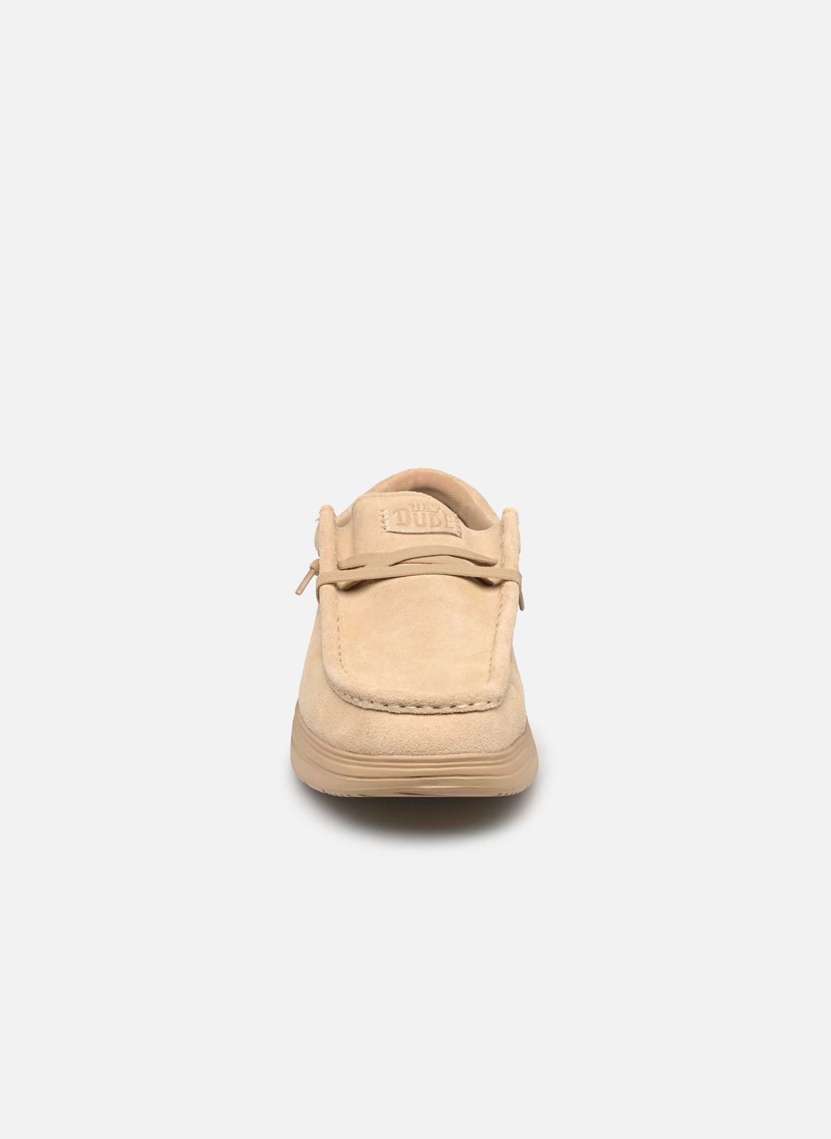 Baskets Wally COMF Suede homme beige HEYDUDE Baskets Wally COMF Suede homme beige Tan