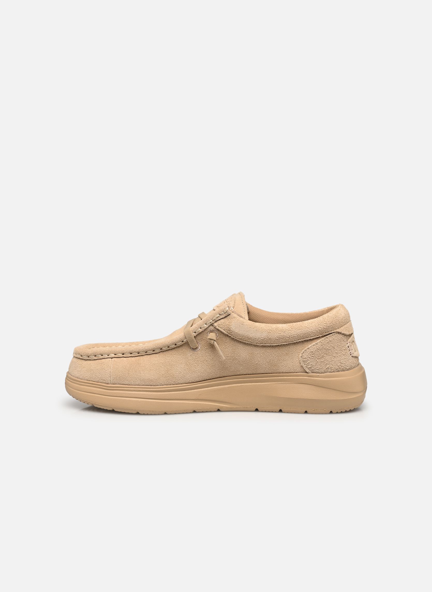 Baskets Wally COMF Suede homme beige HEYDUDE Baskets Wally COMF Suede homme beige Tan