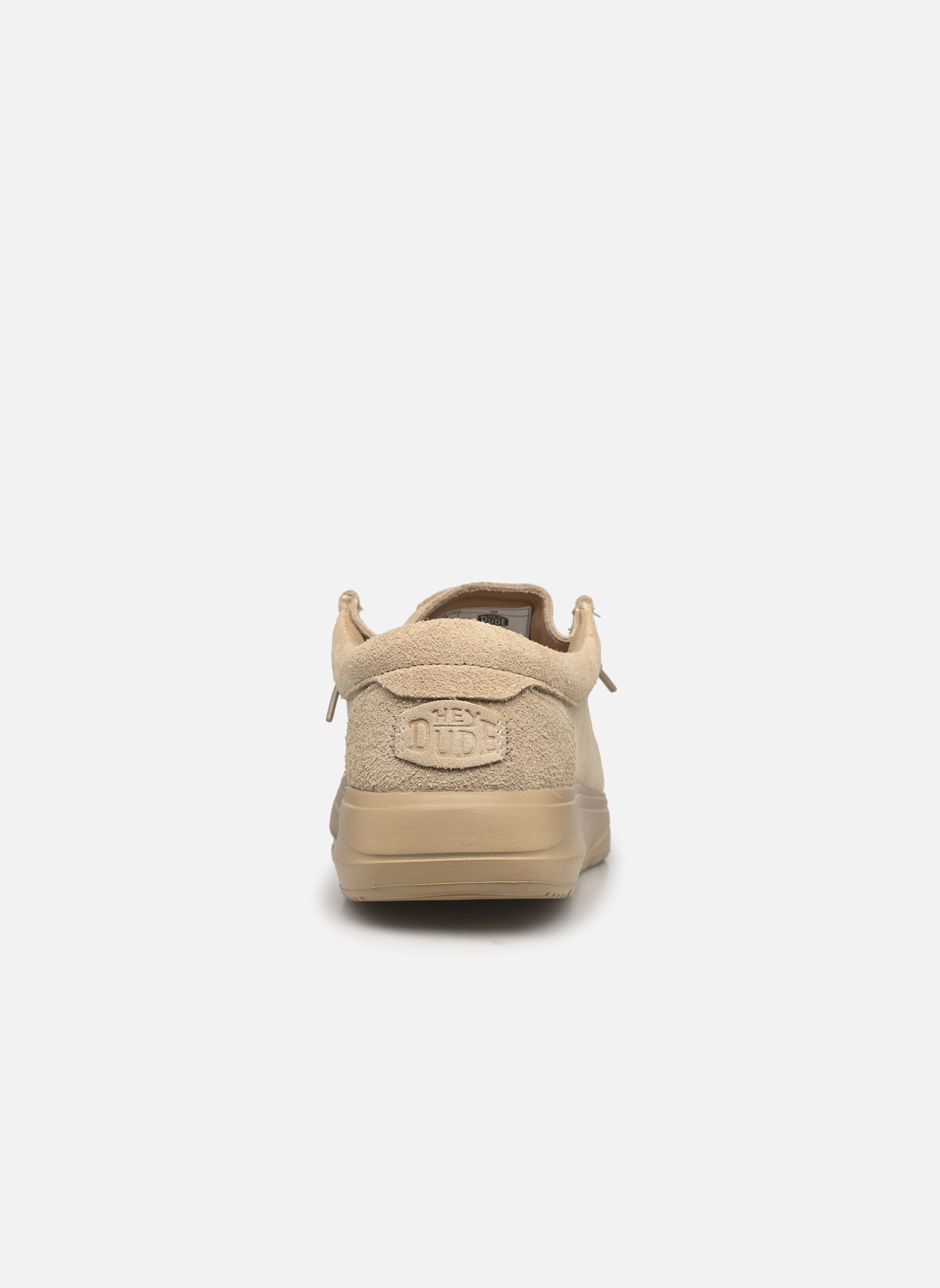 Baskets Wally COMF Suede homme beige HEYDUDE Baskets Wally COMF Suede homme beige Tan