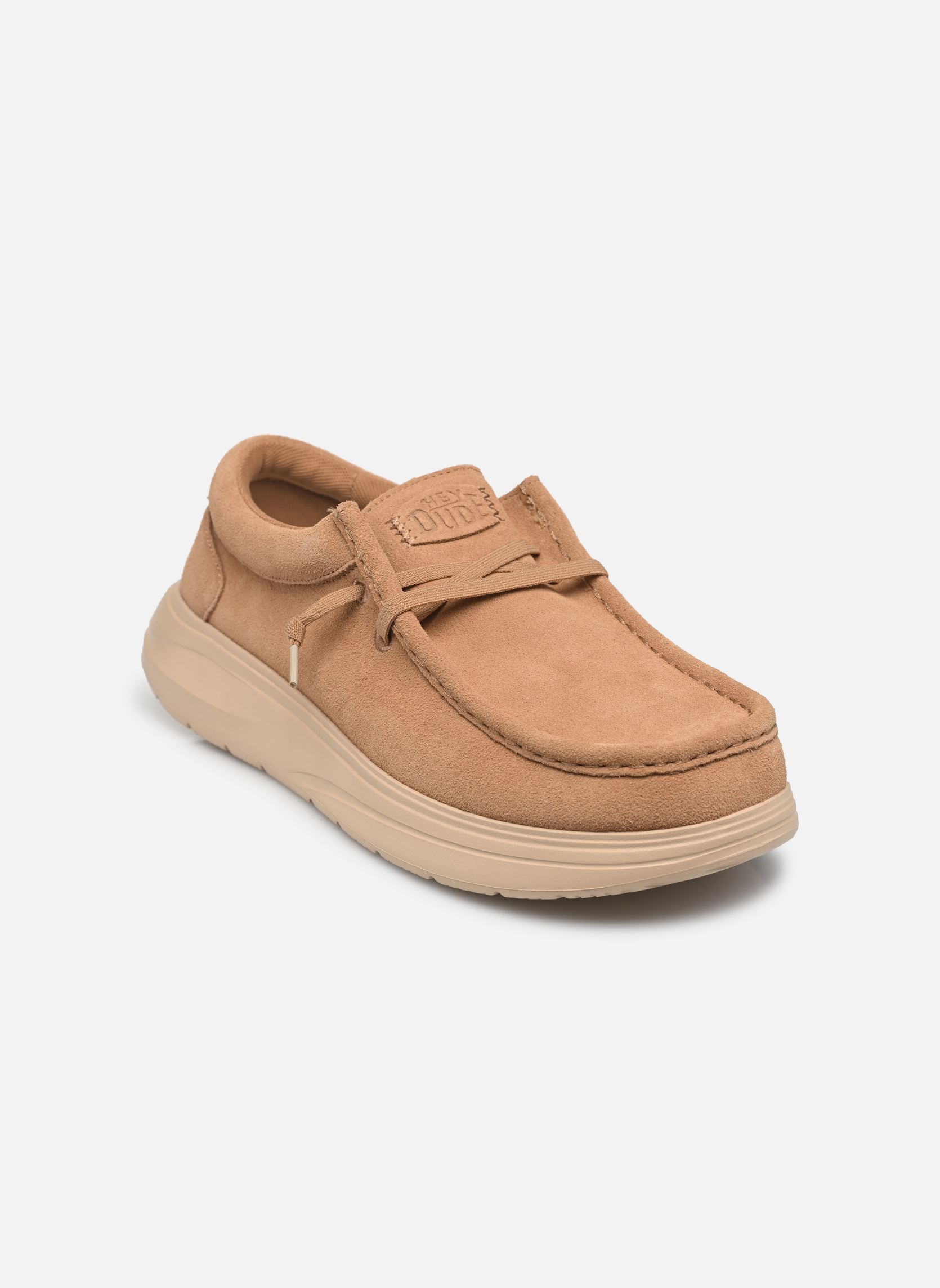 Sneaker Wally COMF Suede herren braun HEYDUDE Sneaker Wally COMF Suede herren braun Tobacco Brown/Irish Cream