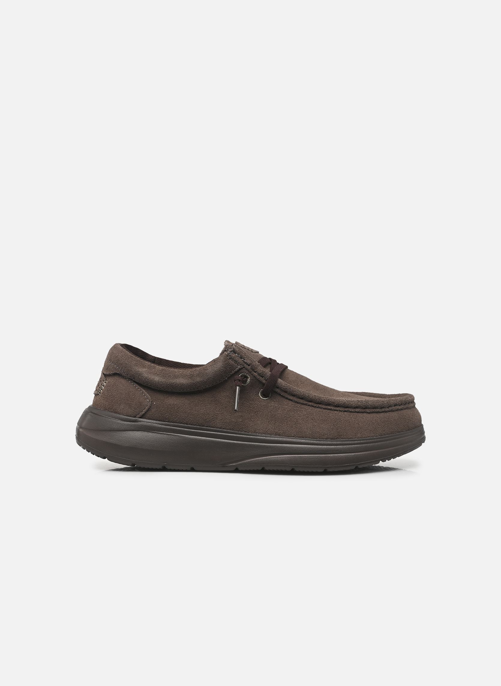 Baskets Wally COMF Suede homme marron HEYDUDE Baskets Wally COMF Suede homme marron Major Brown/Mole Brown