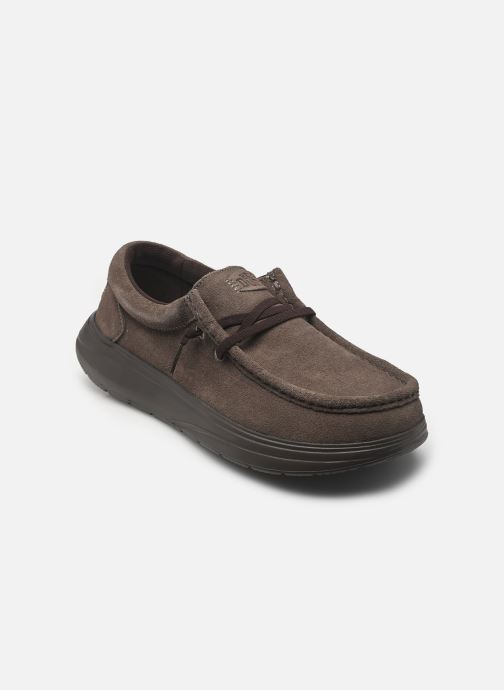 HEYDUDE Baskets Wally COMF Suede homme marron