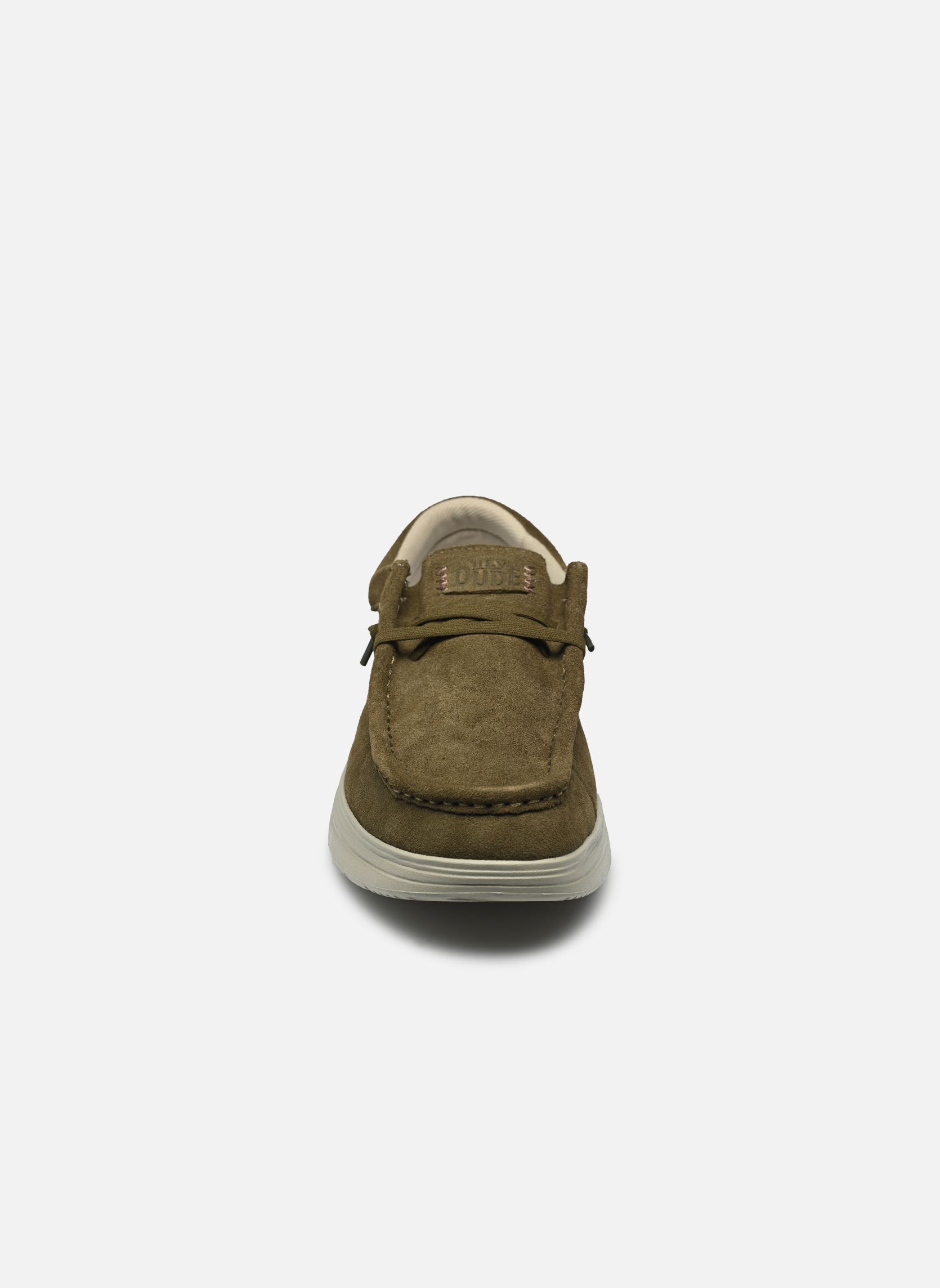 Baskets Wally COMF Suede homme vert HEYDUDE Baskets Wally COMF Suede homme vert Dark Olive/Stone Grey