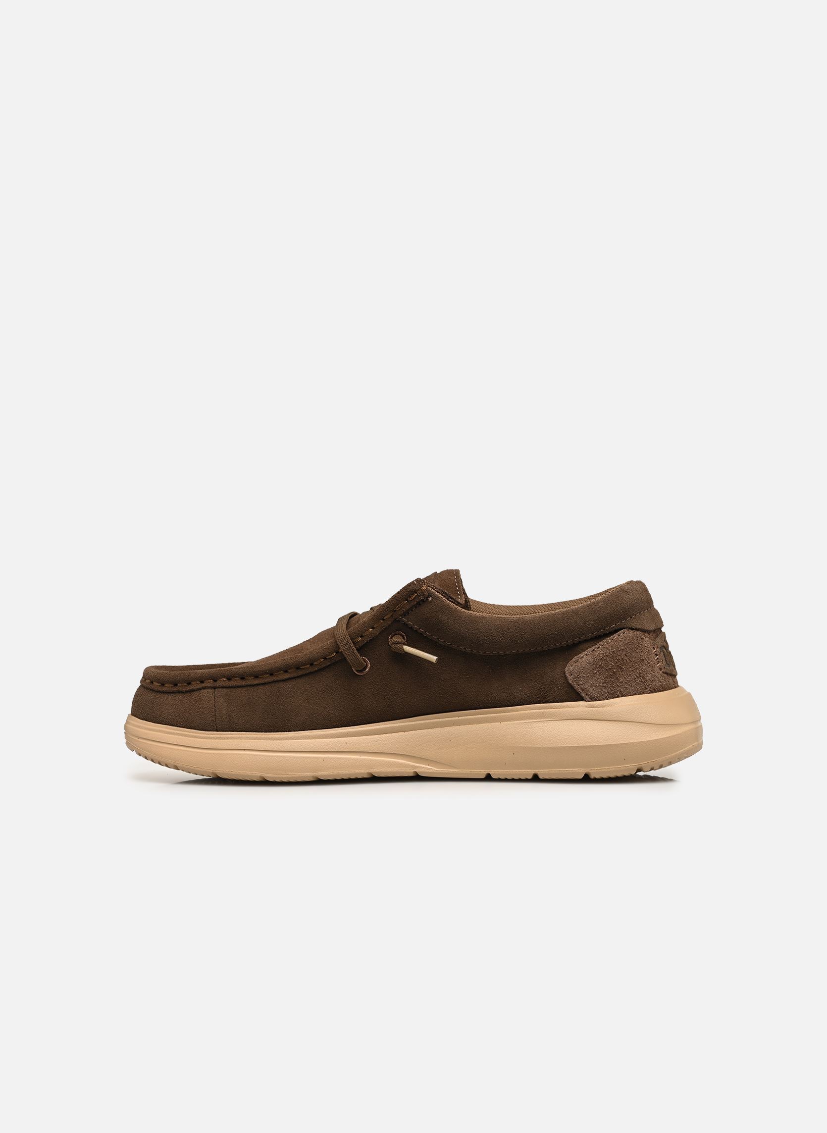 Sneaker Wally COMF Suede herren braun HEYDUDE Sneaker Wally COMF Suede herren braun Teak Brown/Incense