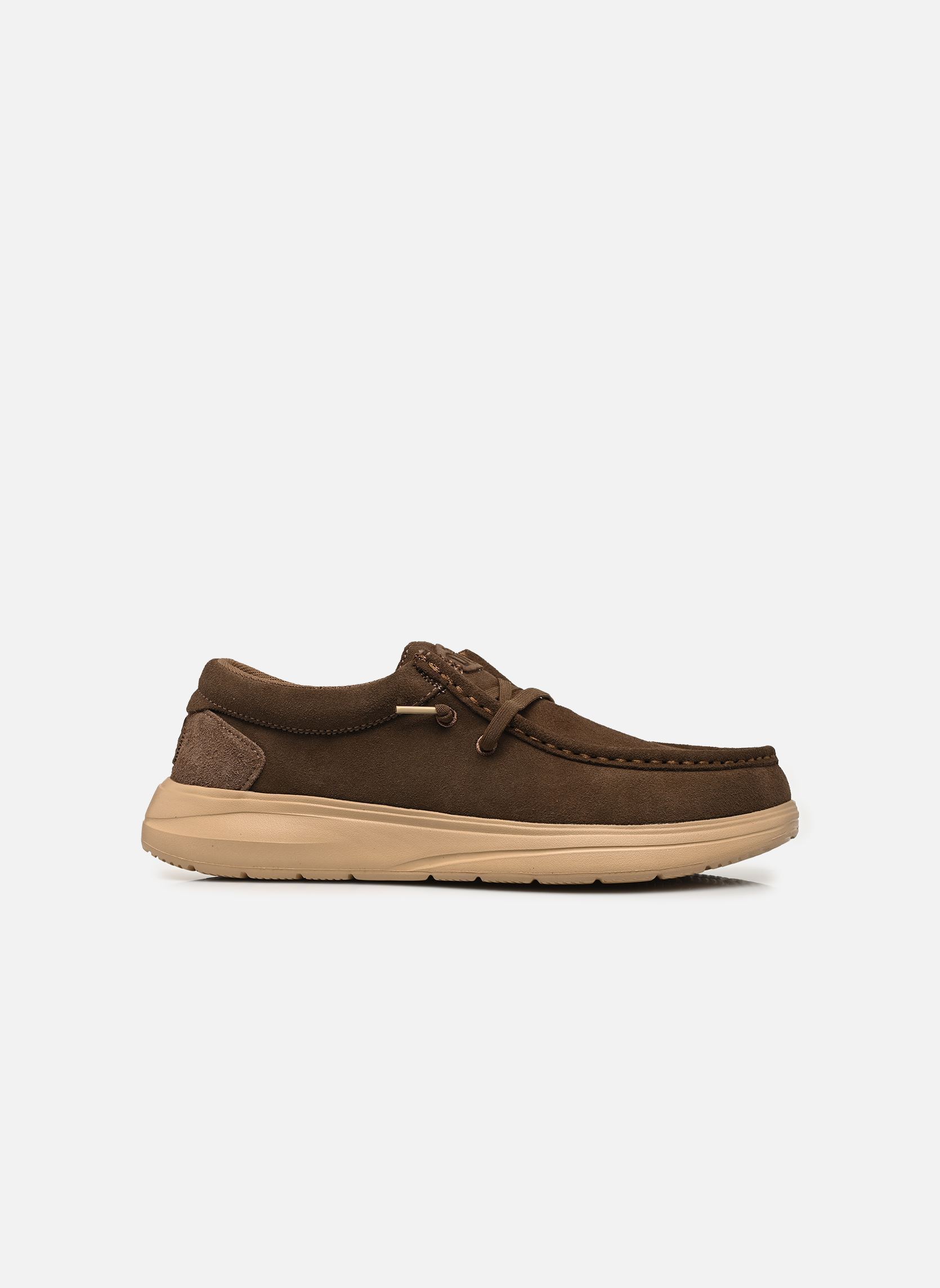 Sneaker Wally COMF Suede herren braun HEYDUDE Sneaker Wally COMF Suede herren braun Teak Brown/Incense