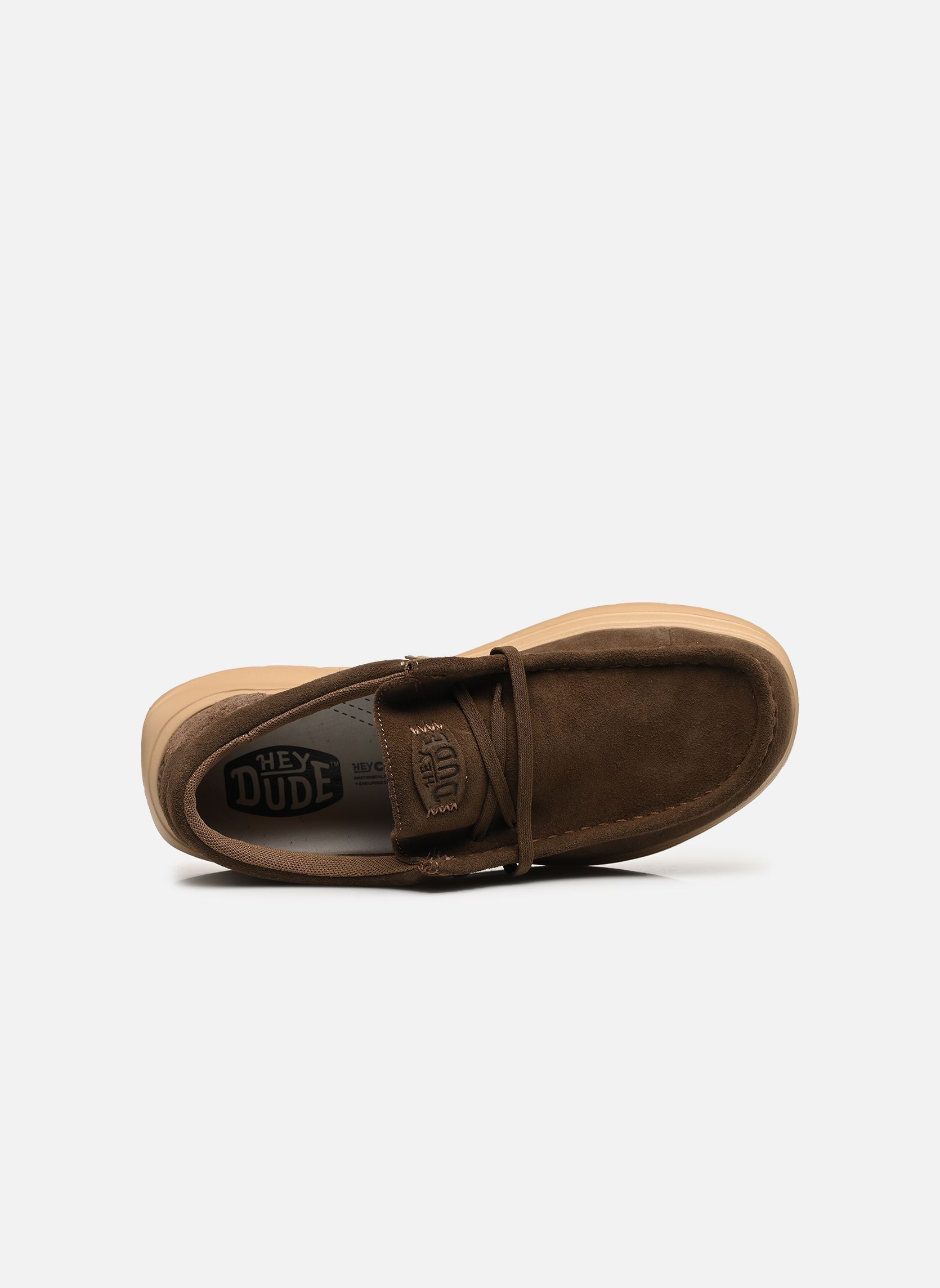 Sneaker Wally COMF Suede herren braun HEYDUDE Sneaker Wally COMF Suede herren braun Teak Brown/Incense