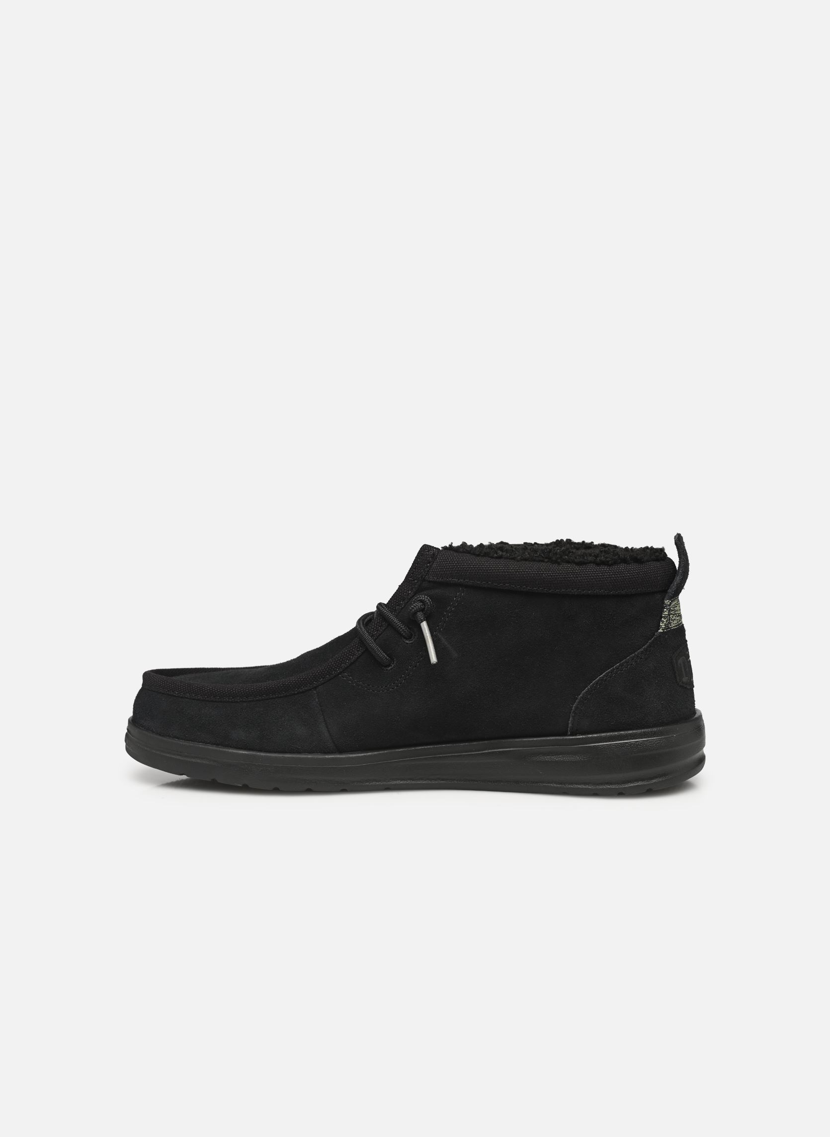 Baskets montantes Wally Mid GripR Warmth homme noir HEYDUDE Baskets montantes Wally Mid GripR Warmth homme noir Black/black