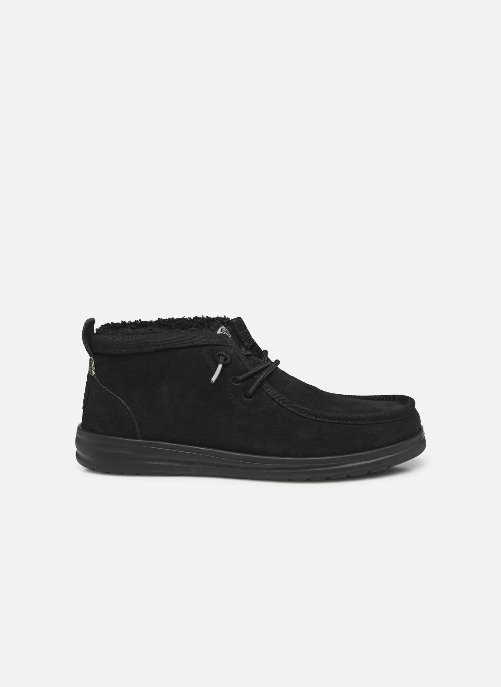 Baskets montantes Wally Mid GripR Warmth homme noir HEYDUDE Baskets montantes Wally Mid GripR Warmth homme noir Black/black